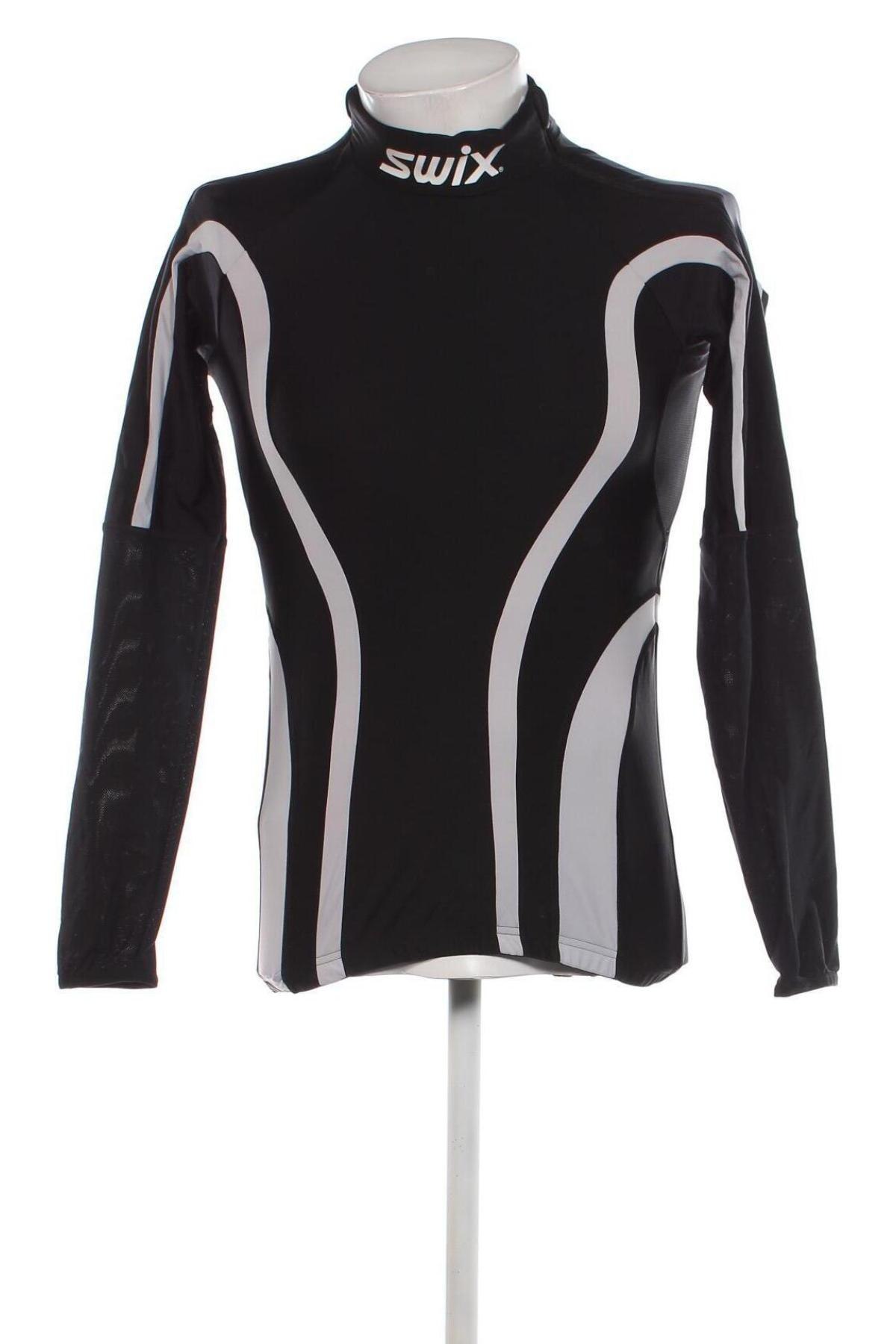 Ανδρική μπλούζα Swix, Μέγεθος L, Χρώμα Μαύρο, Τιμή 7,73 €
