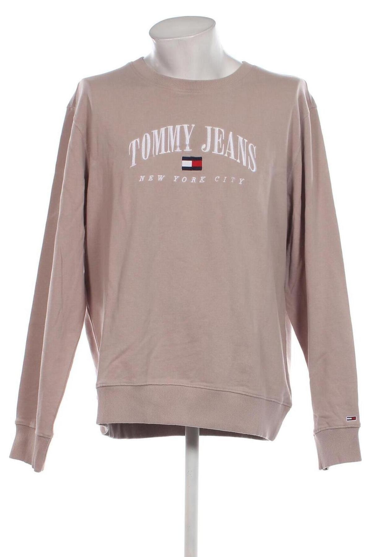 Pánske tričko  Tommy Jeans, Veľkosť XXL, Farba Béžová, Cena  65,21 €