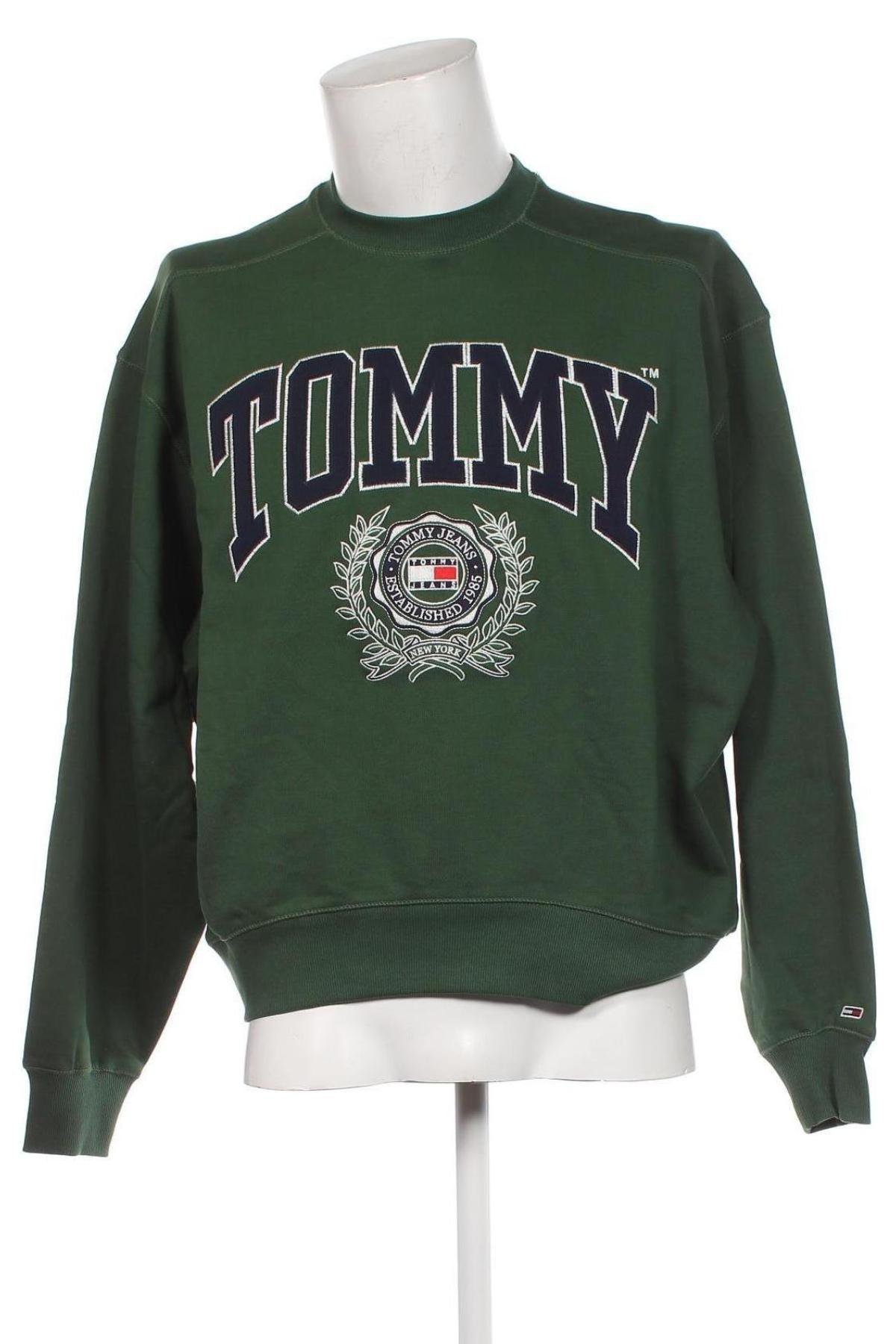 Pánske tričko  Tommy Jeans, Veľkosť M, Farba Zelená, Cena  65,21 €