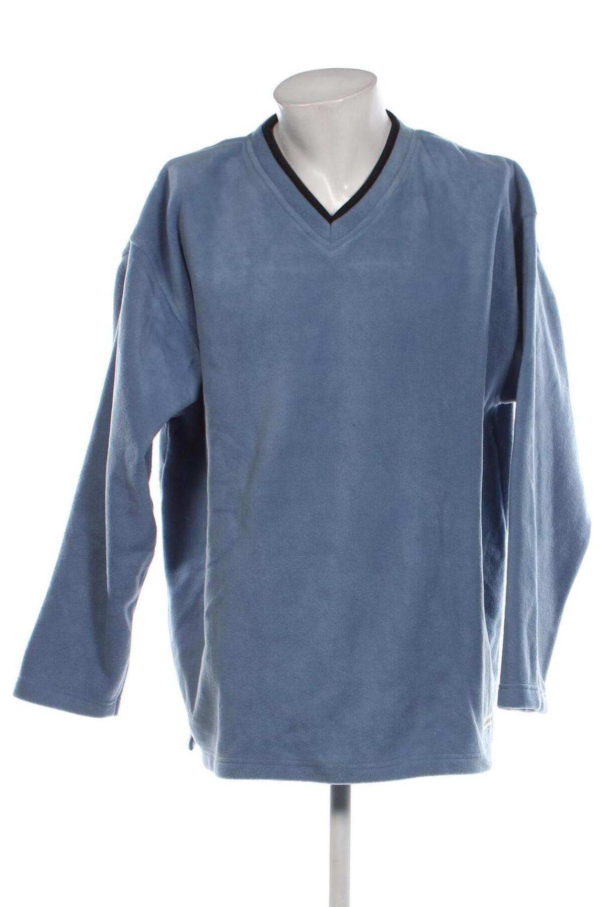 Мъжка поларена блуза, Размер XXL, Цвят Син, Цена 17,25 лв.