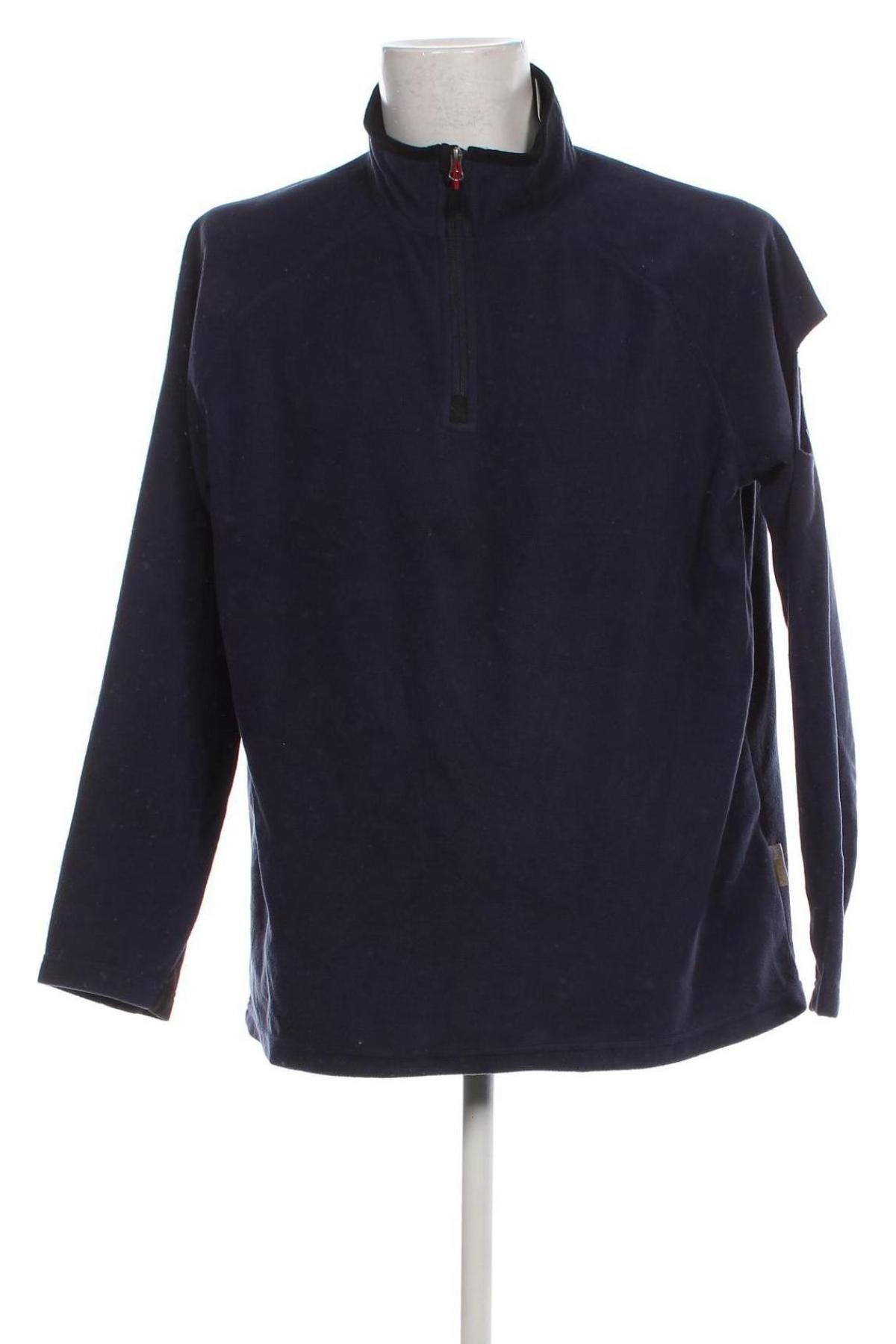 Ανδρική μπλούζα fleece Engelbert Strauss, Μέγεθος XL, Χρώμα Μπλέ, Τιμή 9,28 €