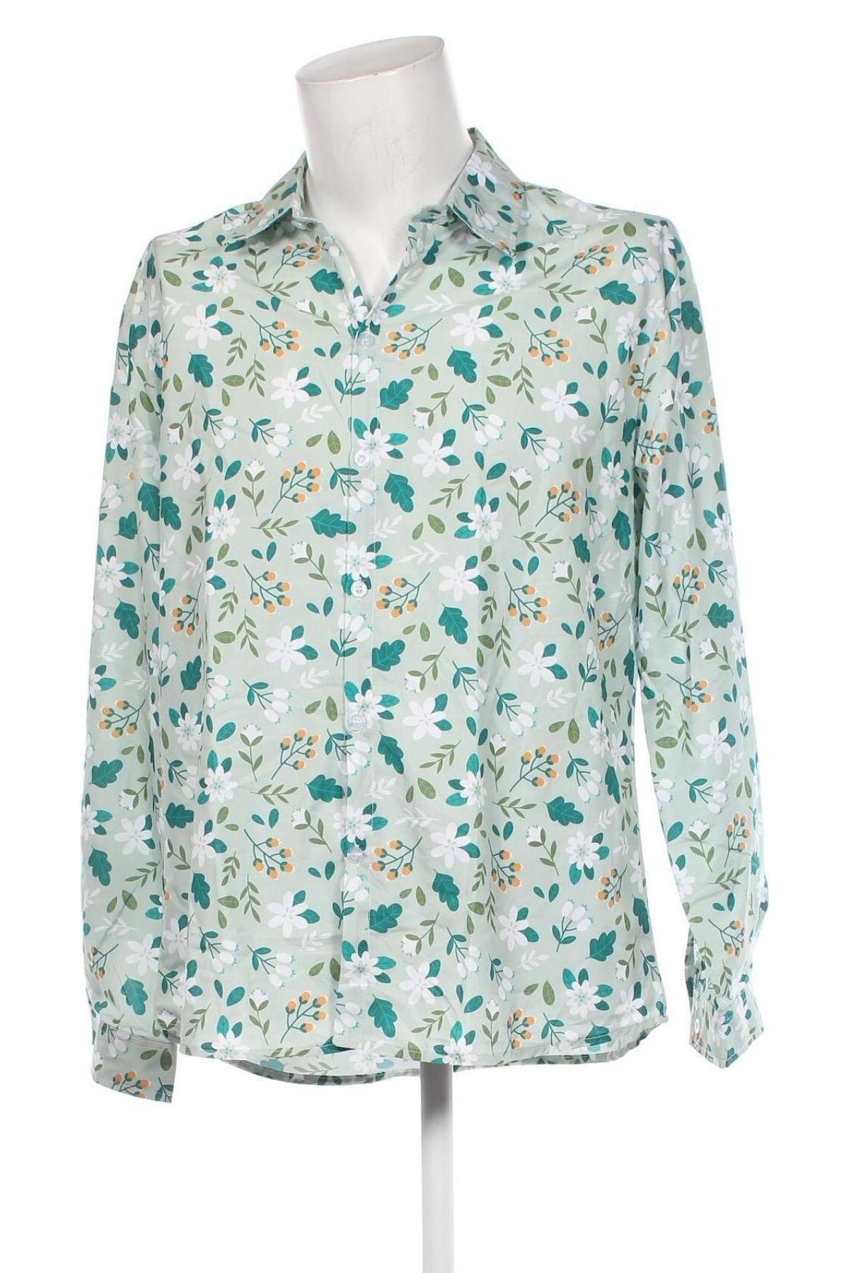 Ανδρικό πουκάμισο, Μέγεθος M, Χρώμα Πράσινο, Τιμή 8,97 €