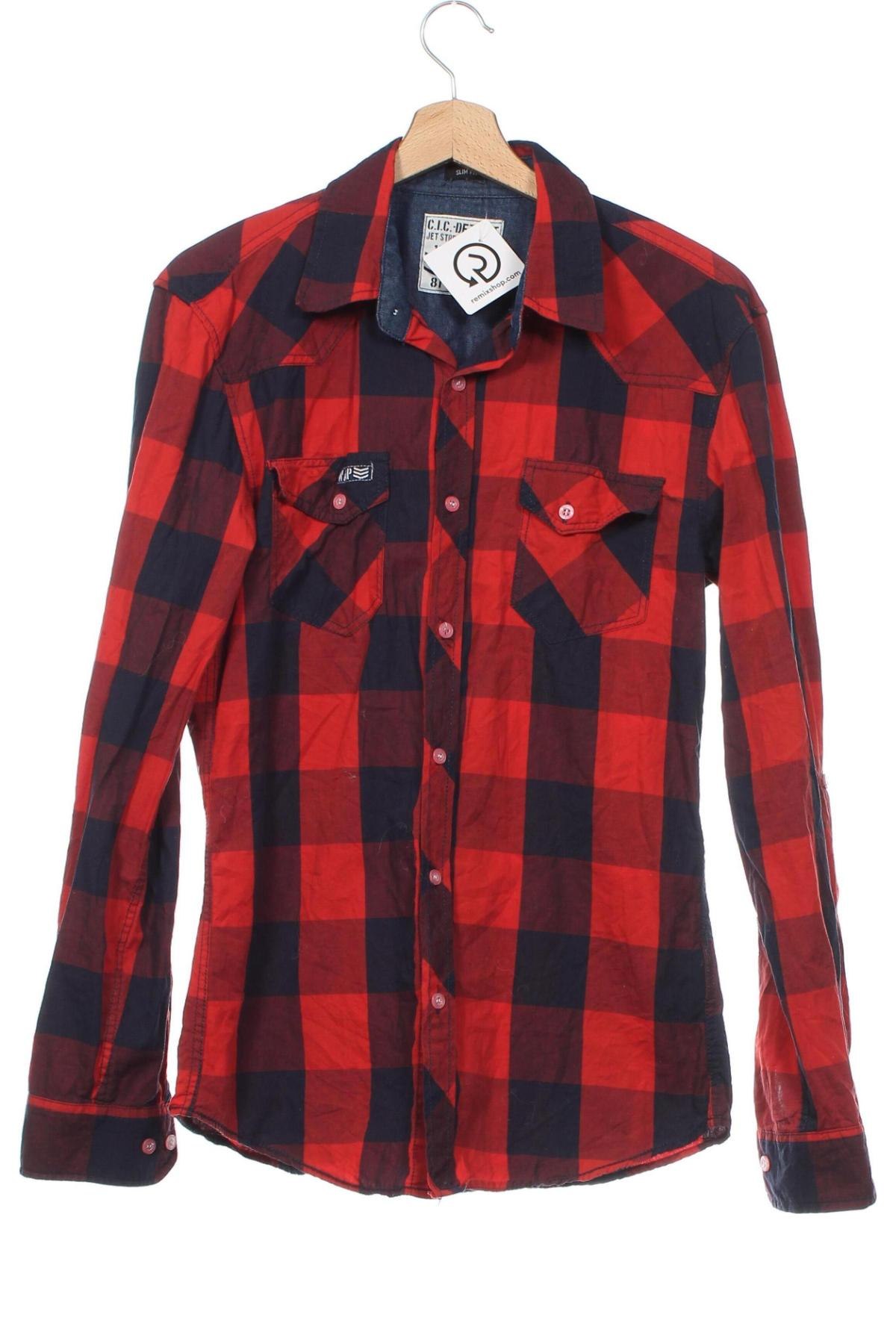 Ανδρικό πουκάμισο, Μέγεθος S, Χρώμα Κόκκινο, Τιμή 8,97 €