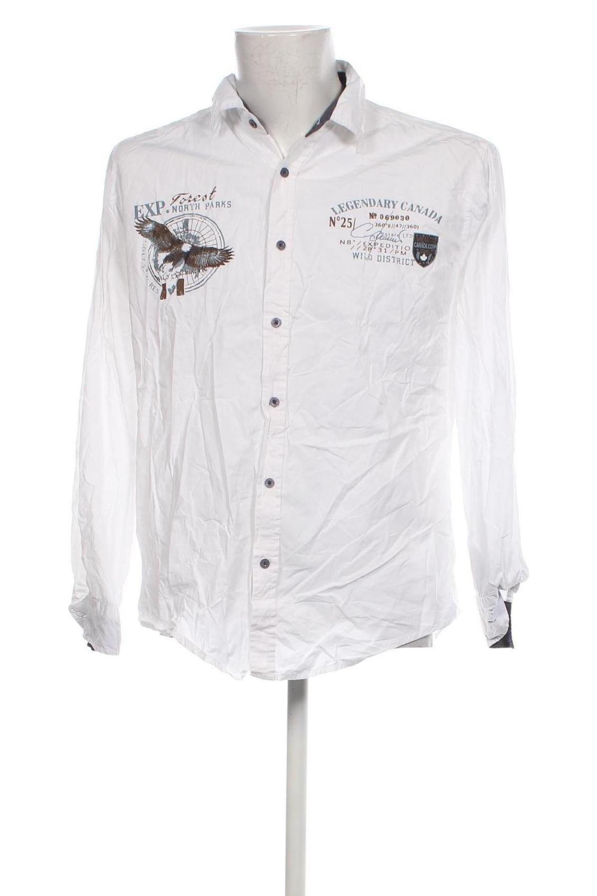 Pánská košile  Atlas For Men, Velikost L, Barva Bílá, Cena  254,00 Kč
