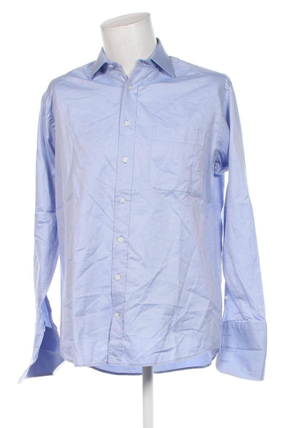 Мъжка риза Barisal, Размер M, Цвят Син, Цена 14,50 лв.