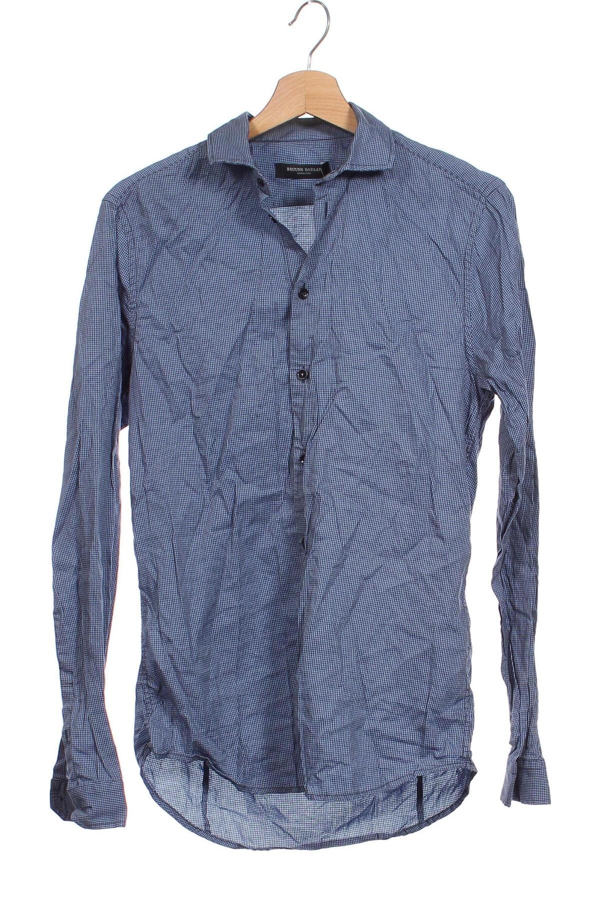 Ανδρικό πουκάμισο Bruuns Bazaar, Μέγεθος S, Χρώμα Μπλέ, Τιμή 18,71 €