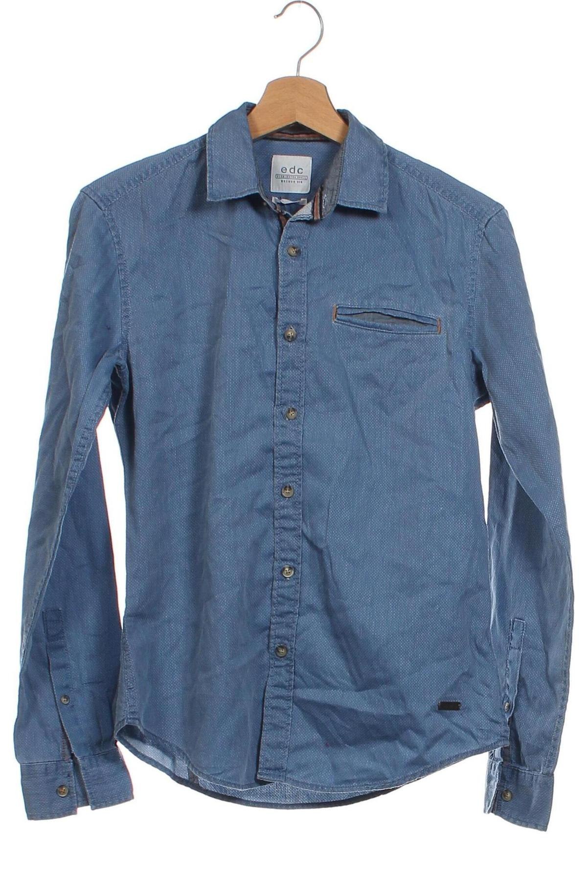 Herrenhemd Edc By Esprit, Größe XS, Farbe Blau, Preis € 4,99