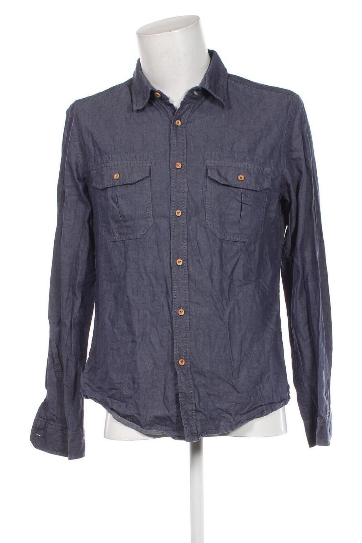 Ανδρικό πουκάμισο Esprit, Μέγεθος L, Χρώμα Μπλέ, Τιμή 10,52 €