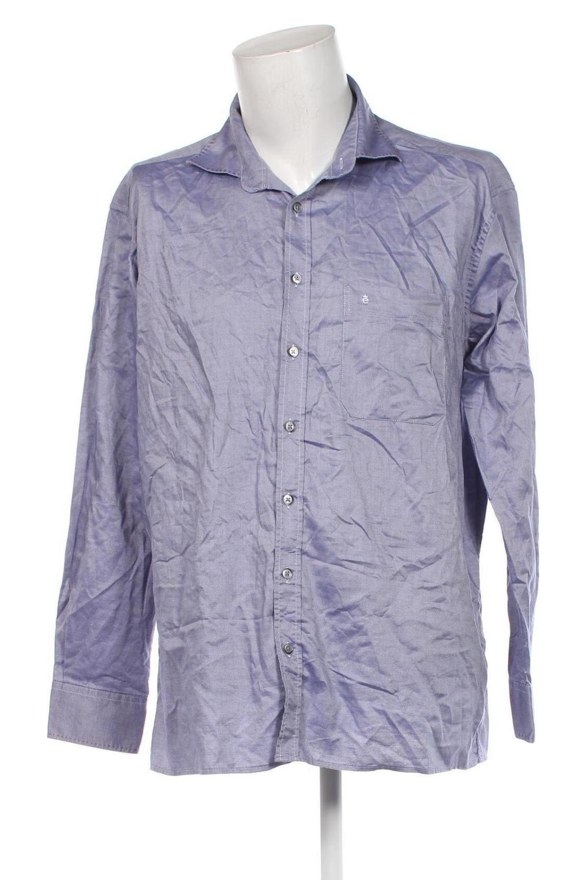 Ανδρικό πουκάμισο Eterna, Μέγεθος XL, Χρώμα Μπλέ, Τιμή 18,71 €