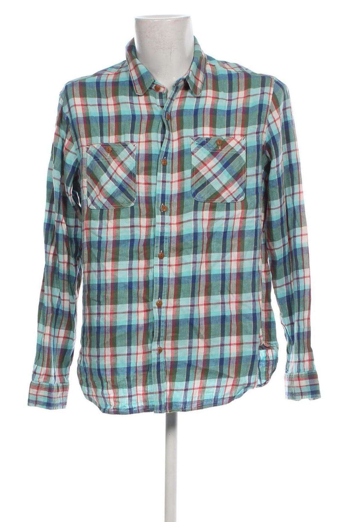 Мъжка риза Gap, Размер L, Цвят Многоцветен, Цена 17,00 лв.