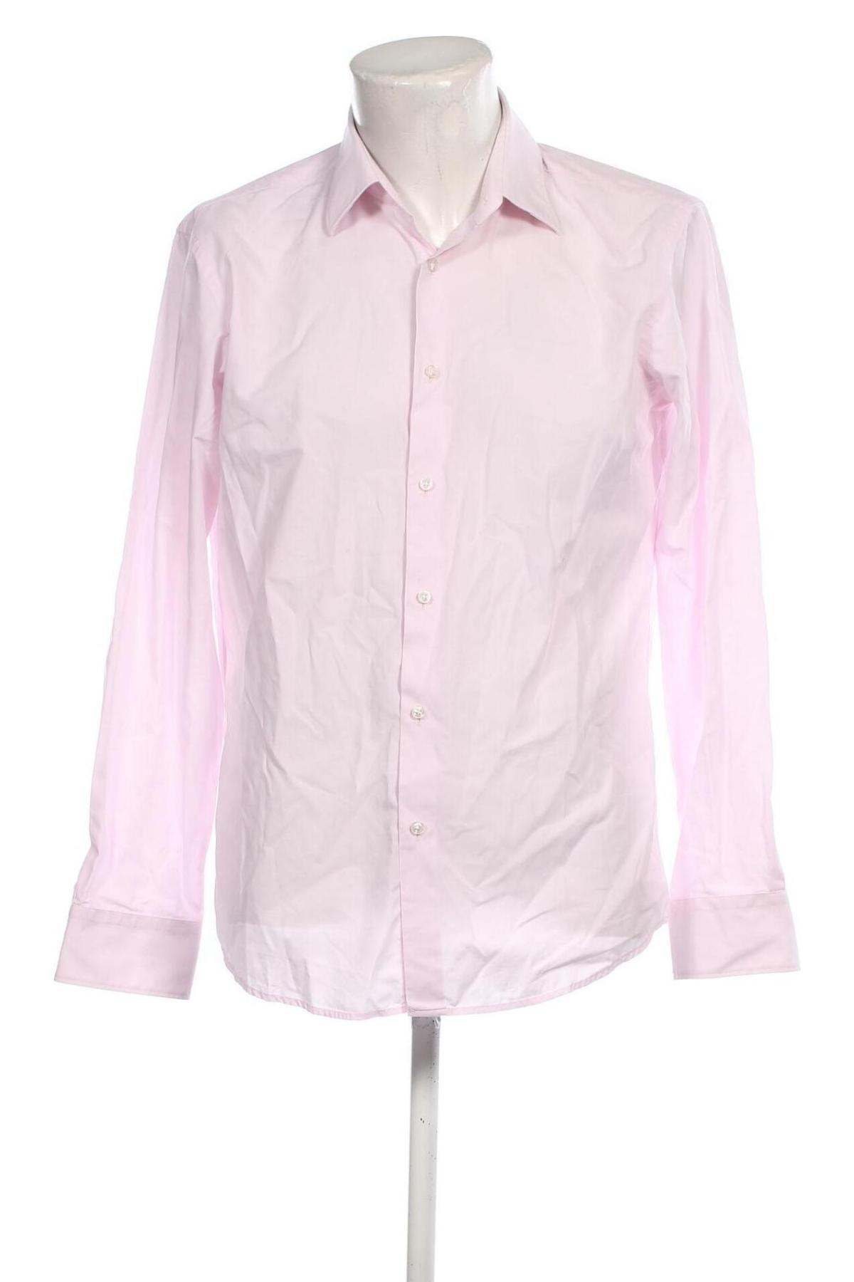 Pánská košile  Hugo Boss, Velikost L, Barva Růžová, Cena  1 116,00 Kč