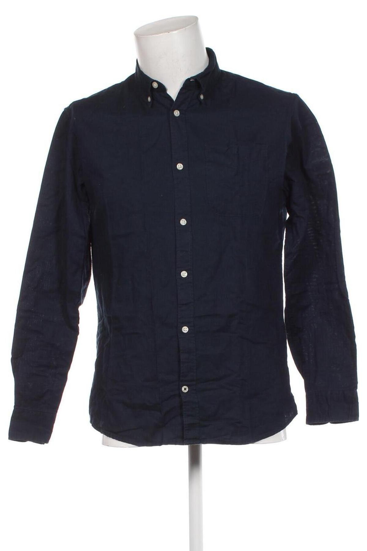 Herrenhemd Jack & Jones, Größe M, Farbe Blau, Preis € 16,00