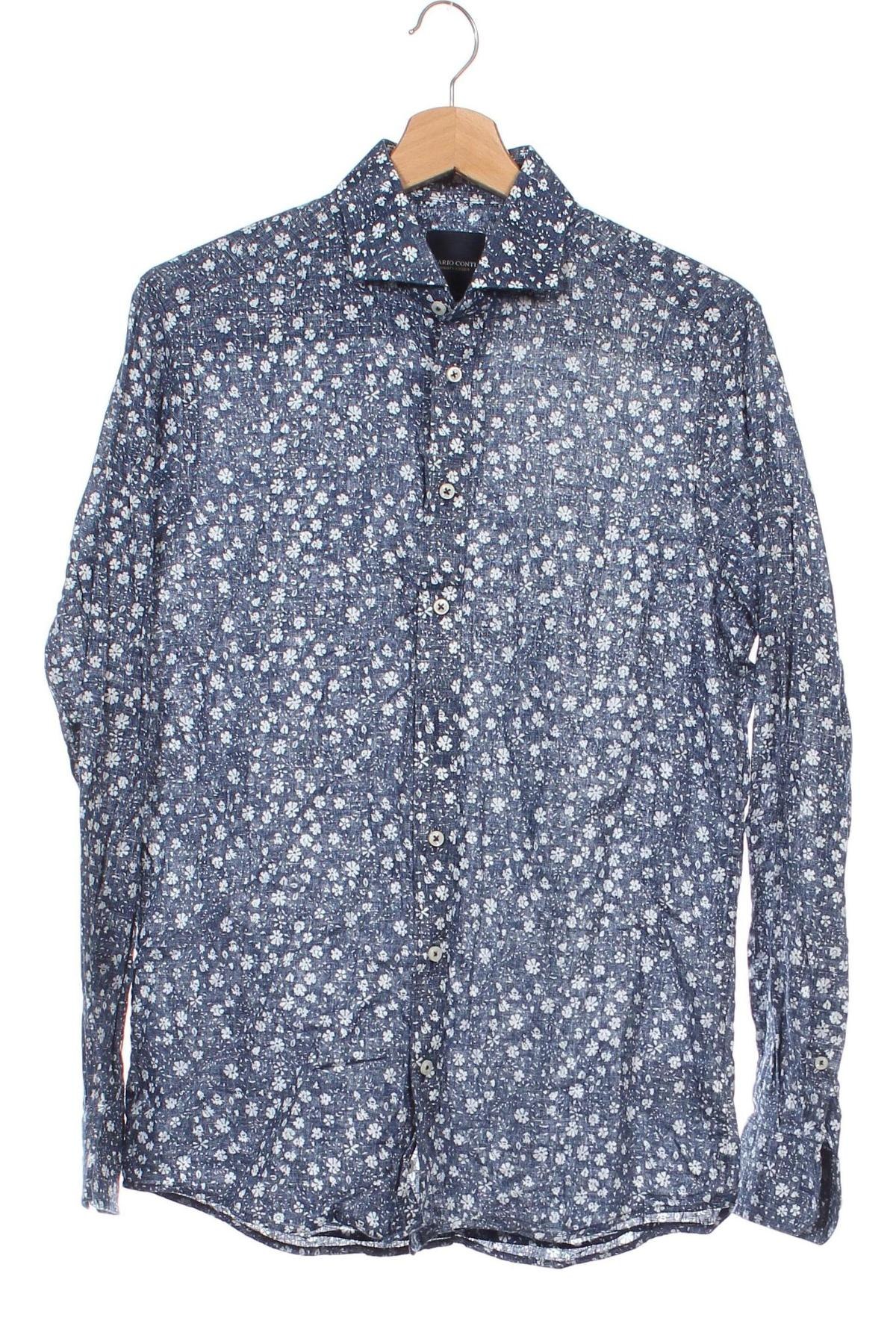 Ανδρικό πουκάμισο Mario Conti, Μέγεθος S, Χρώμα Πολύχρωμο, Τιμή 10,52 €
