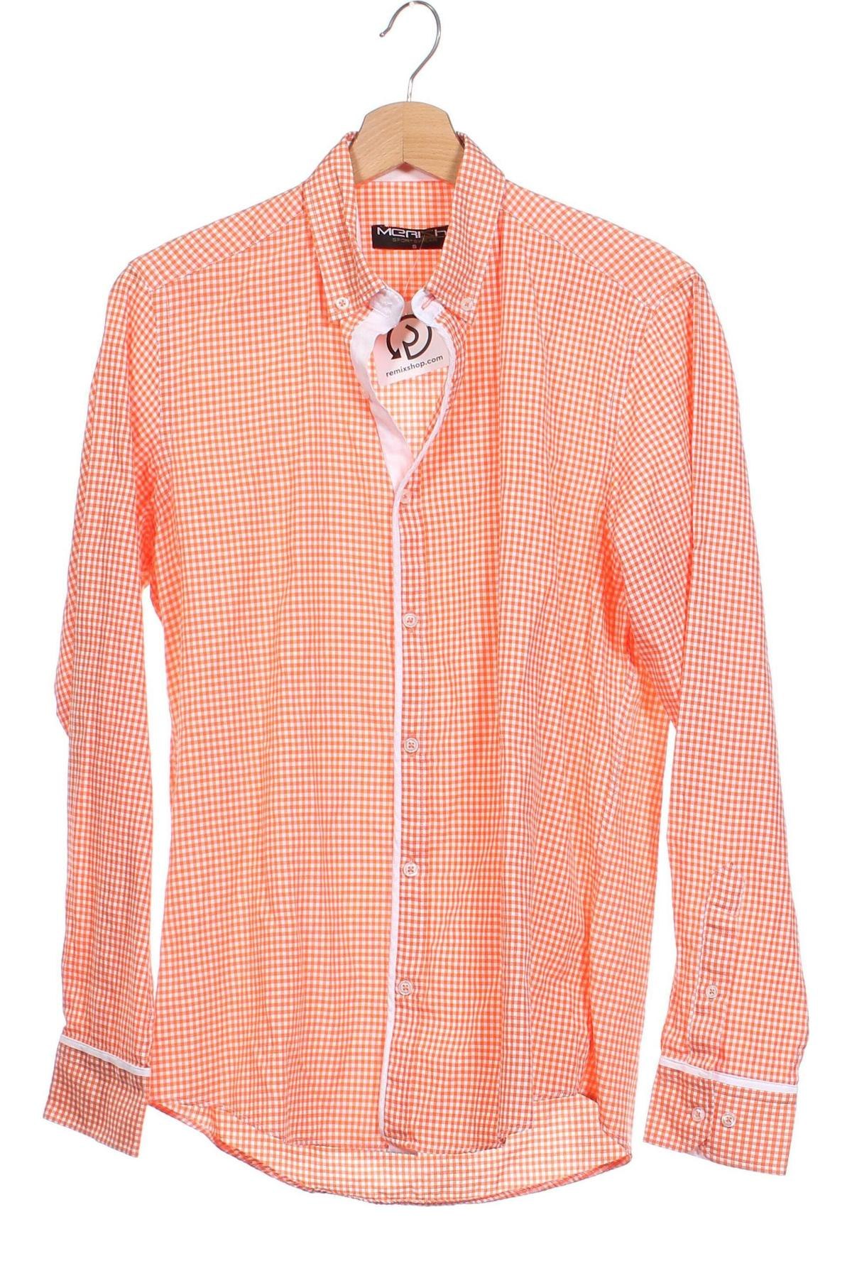 Herrenhemd Merish, Größe S, Farbe Orange, Preis € 10,09