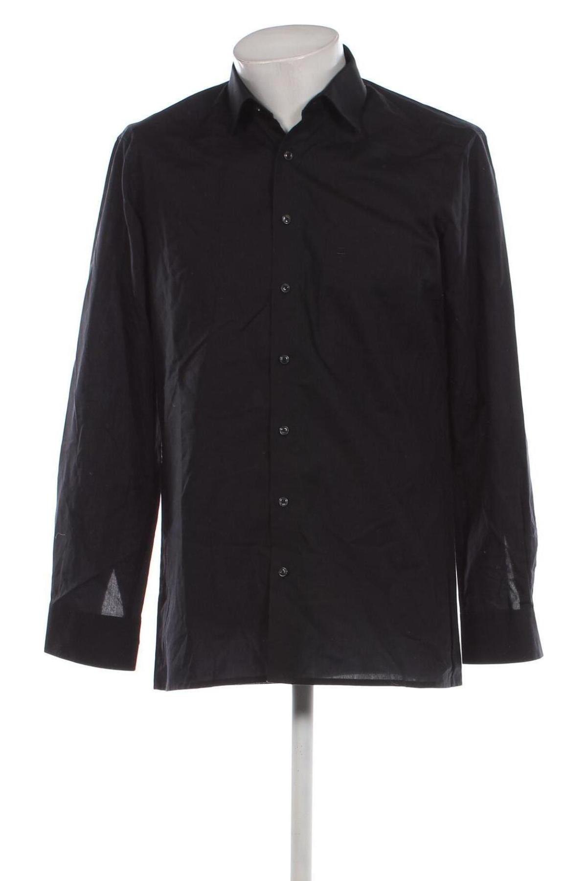 Мъжка риза Olymp, Размер M, Цвят Черен, Цена 30,25 лв.