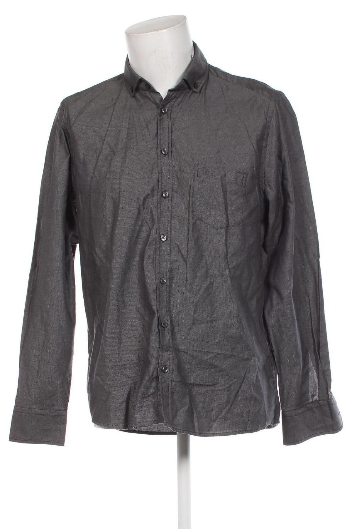 Ανδρικό πουκάμισο Otto Kern, Μέγεθος L, Χρώμα Γκρί, Τιμή 25,51 €