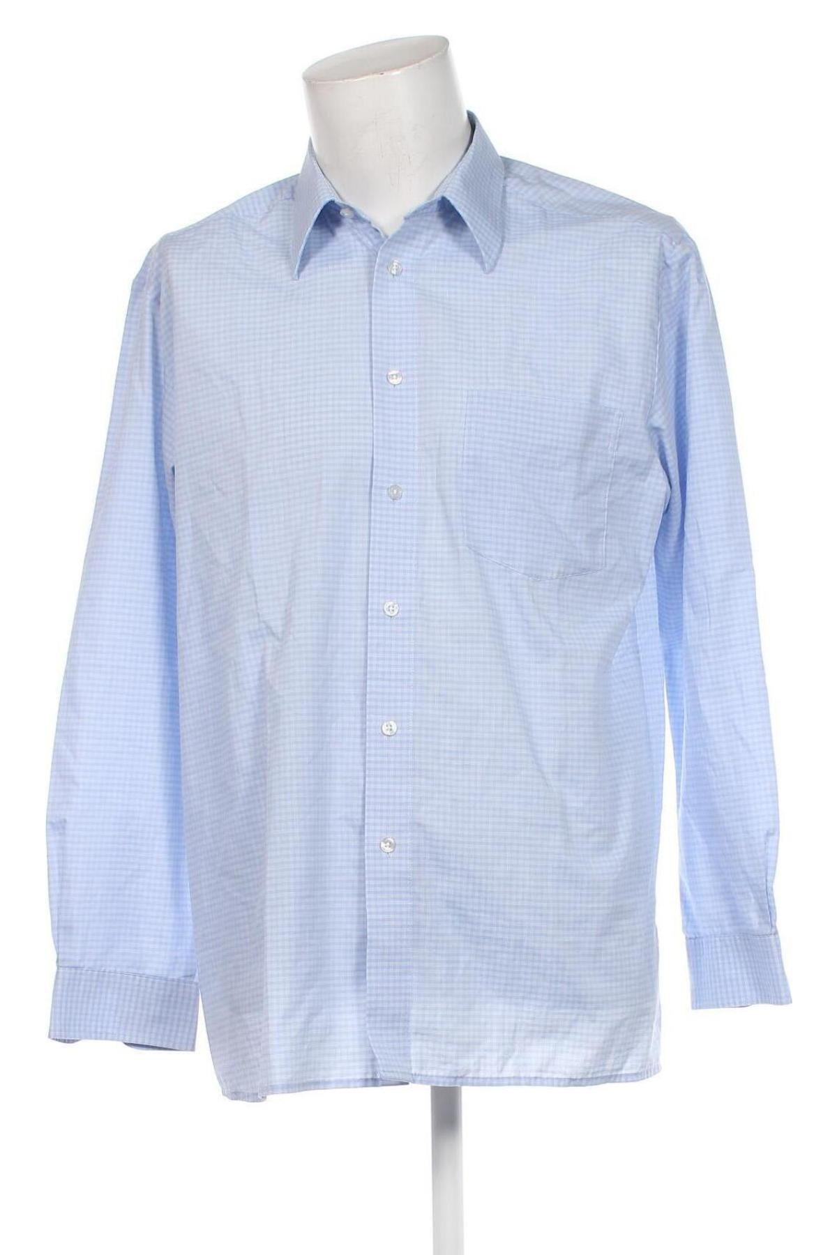 Ανδρικό πουκάμισο Patrick O'Connor, Μέγεθος L, Χρώμα Μπλέ, Τιμή 7,83 €