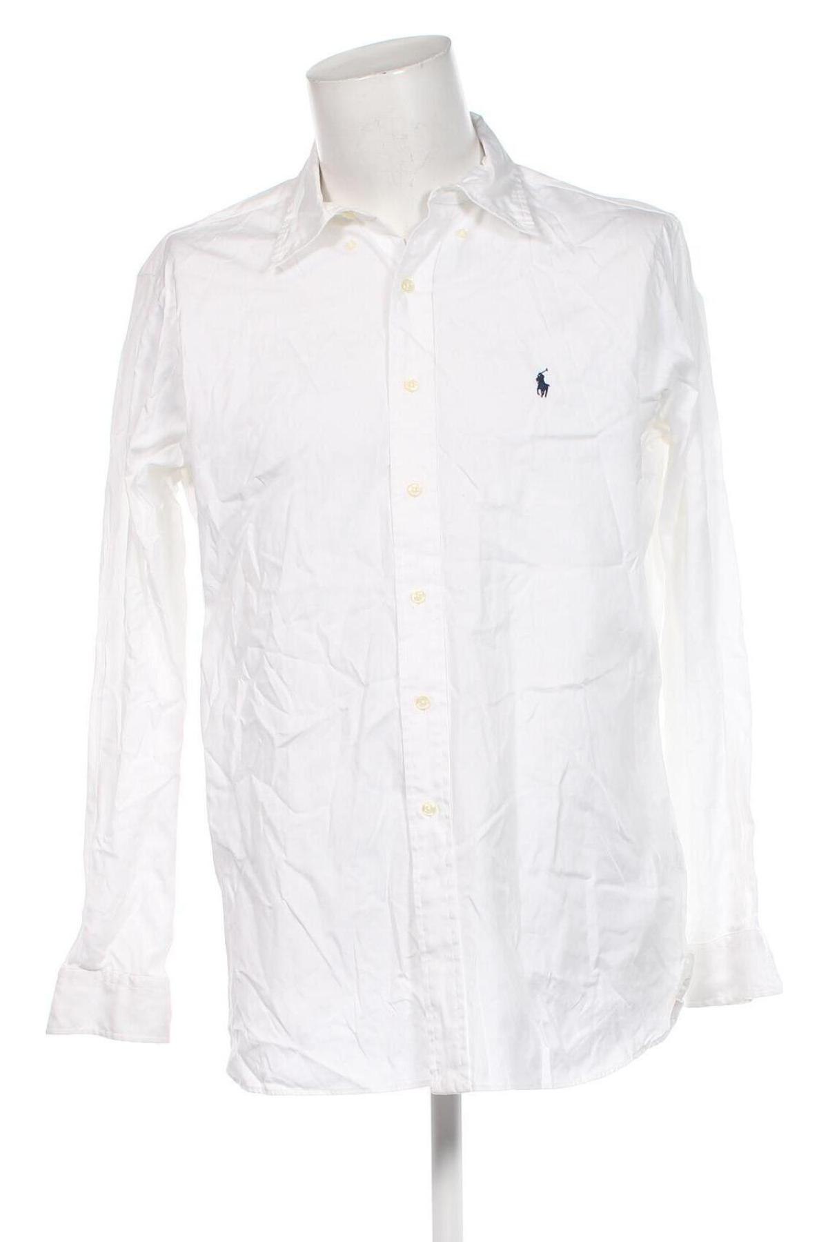 Męska koszula Polo By Ralph Lauren, Rozmiar L, Kolor Biały, Cena 329,45 zł