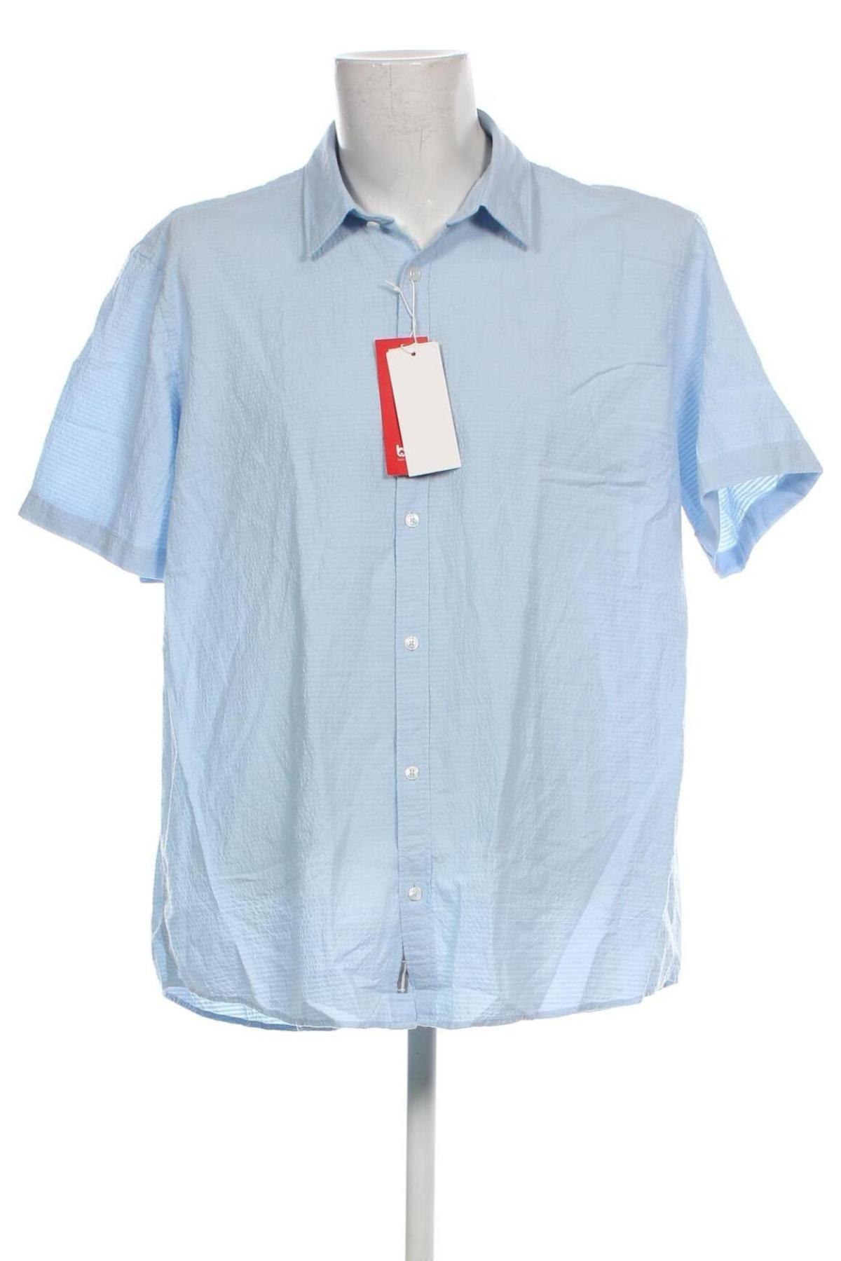 Ανδρικό πουκάμισο S.Oliver, Μέγεθος XXL, Χρώμα Μπλέ, Τιμή 23,81 €