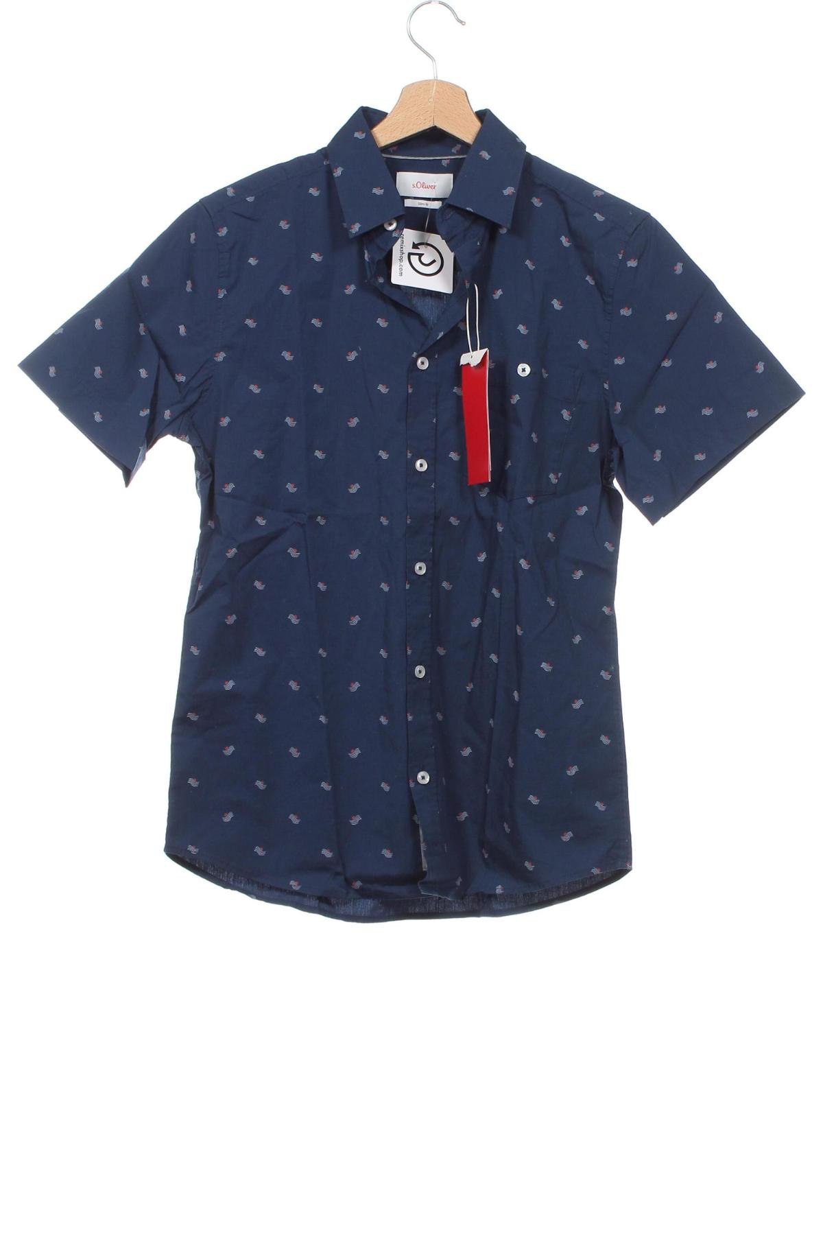 Pánská košile  S.Oliver, Velikost S, Barva Modrá, Cena  502,00 Kč