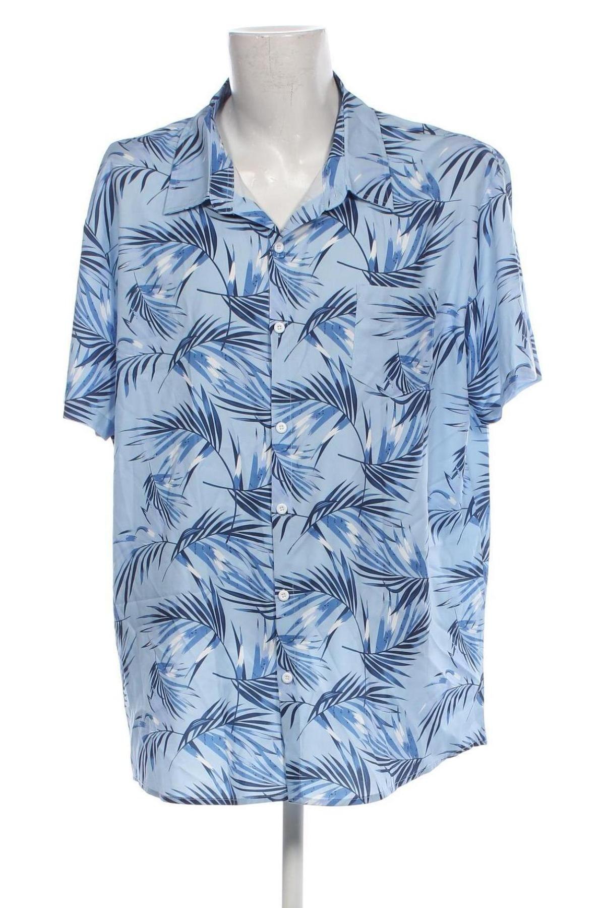 Pánská košile  SHEIN, Velikost 4XL, Barva Modrá, Cena  209,00 Kč