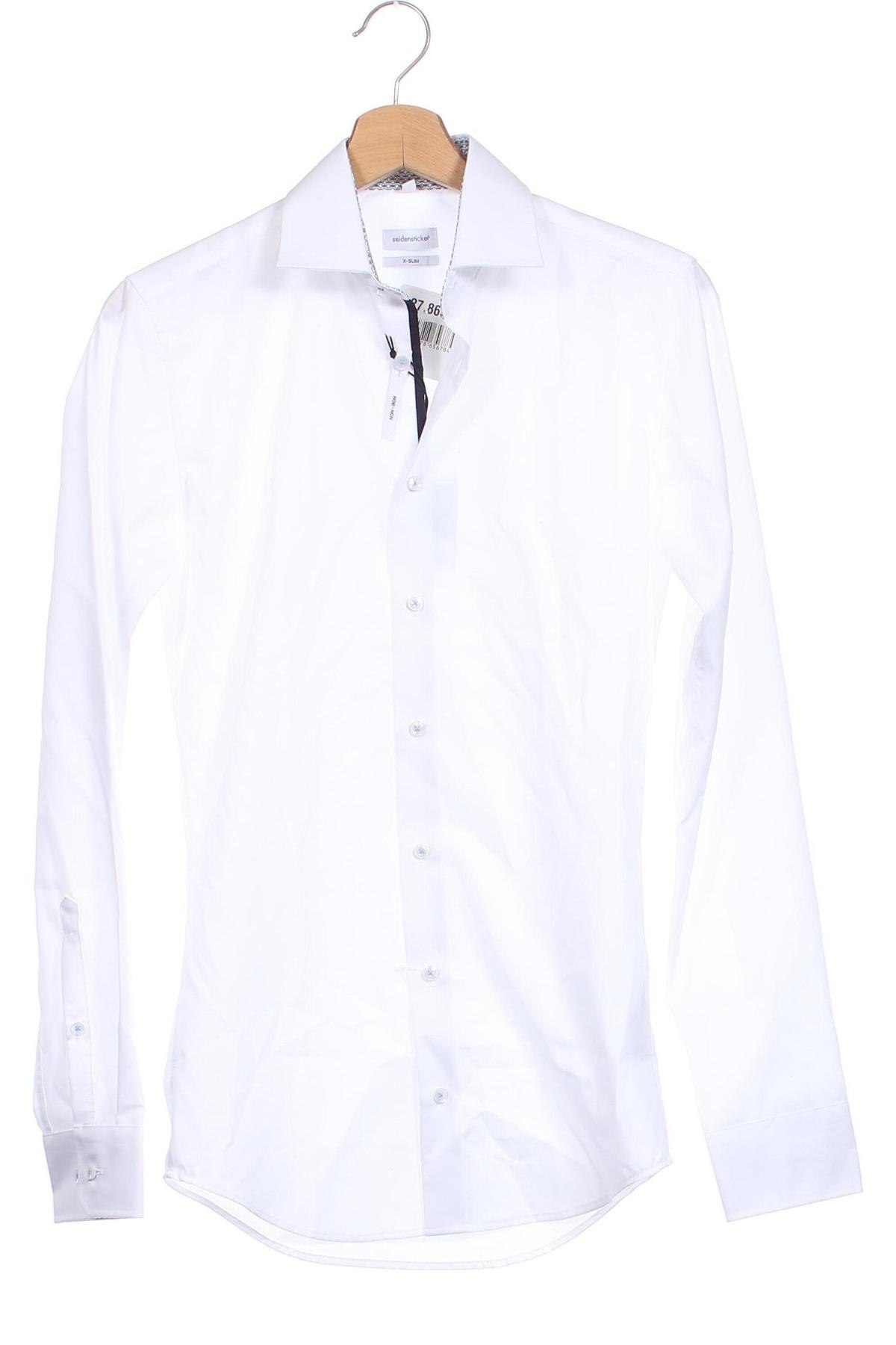 Herrenhemd Seidensticker, Größe XS, Farbe Weiß, Preis € 19,85