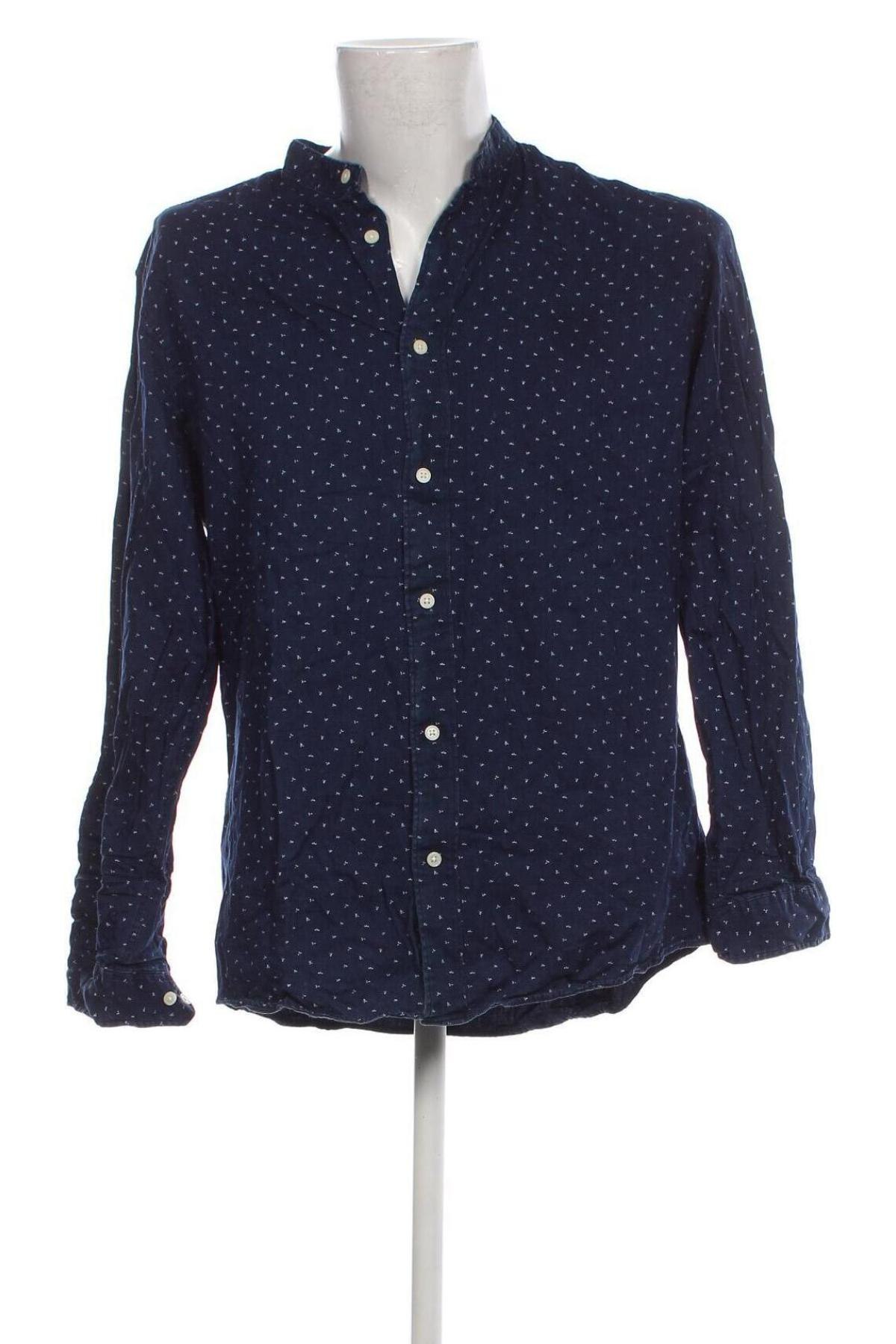 Ανδρικό πουκάμισο Selected Homme, Μέγεθος L, Χρώμα Μπλέ, Τιμή 13,95 €