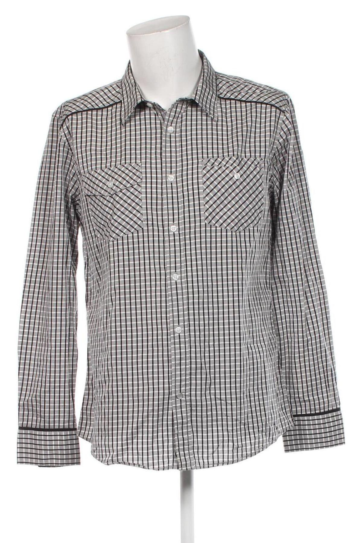 Мъжка риза Smog, Размер XL, Цвят Сив, Цена 17,40 лв.