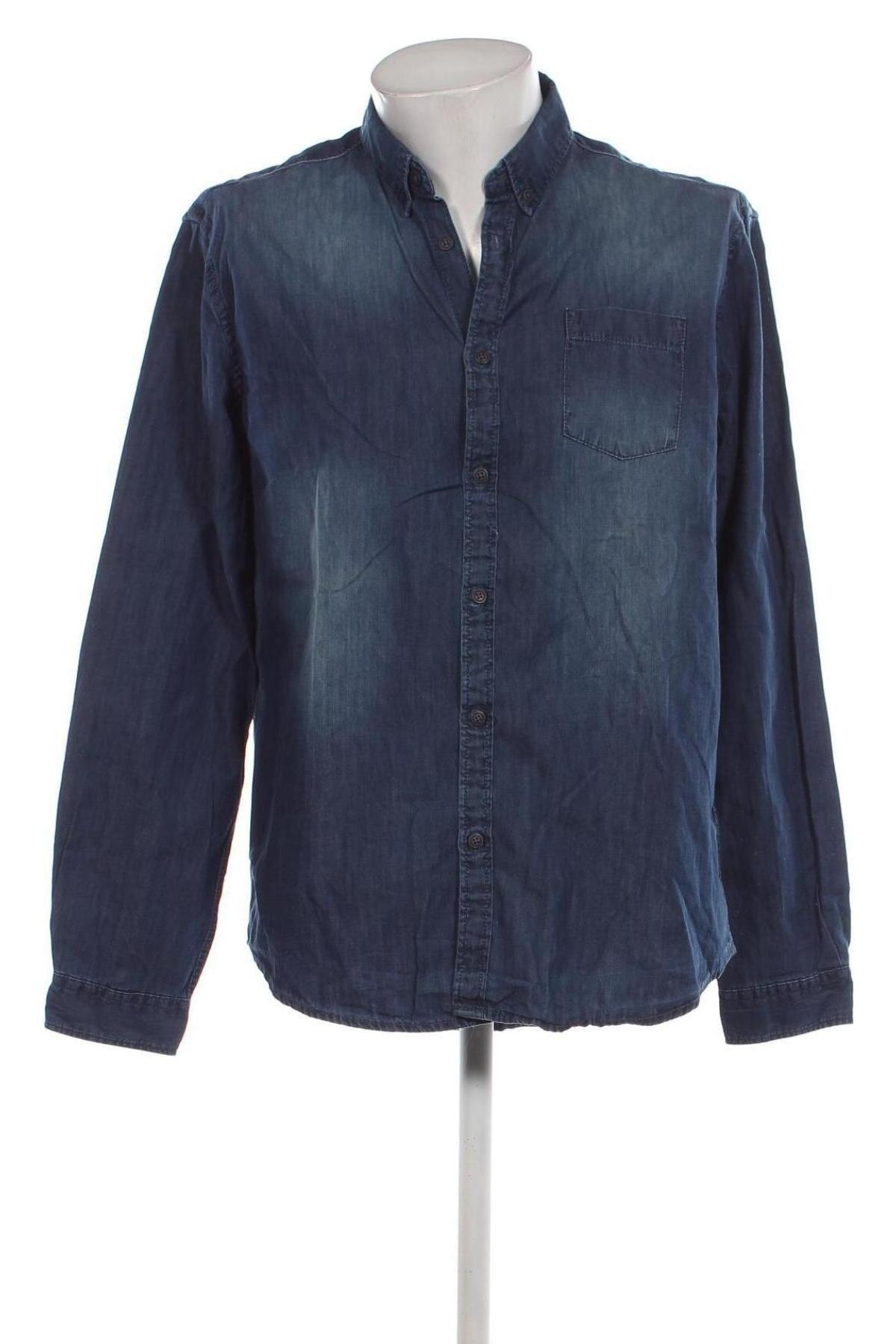 Herrenhemd Straight Up, Größe L, Farbe Blau, Preis € 11,10
