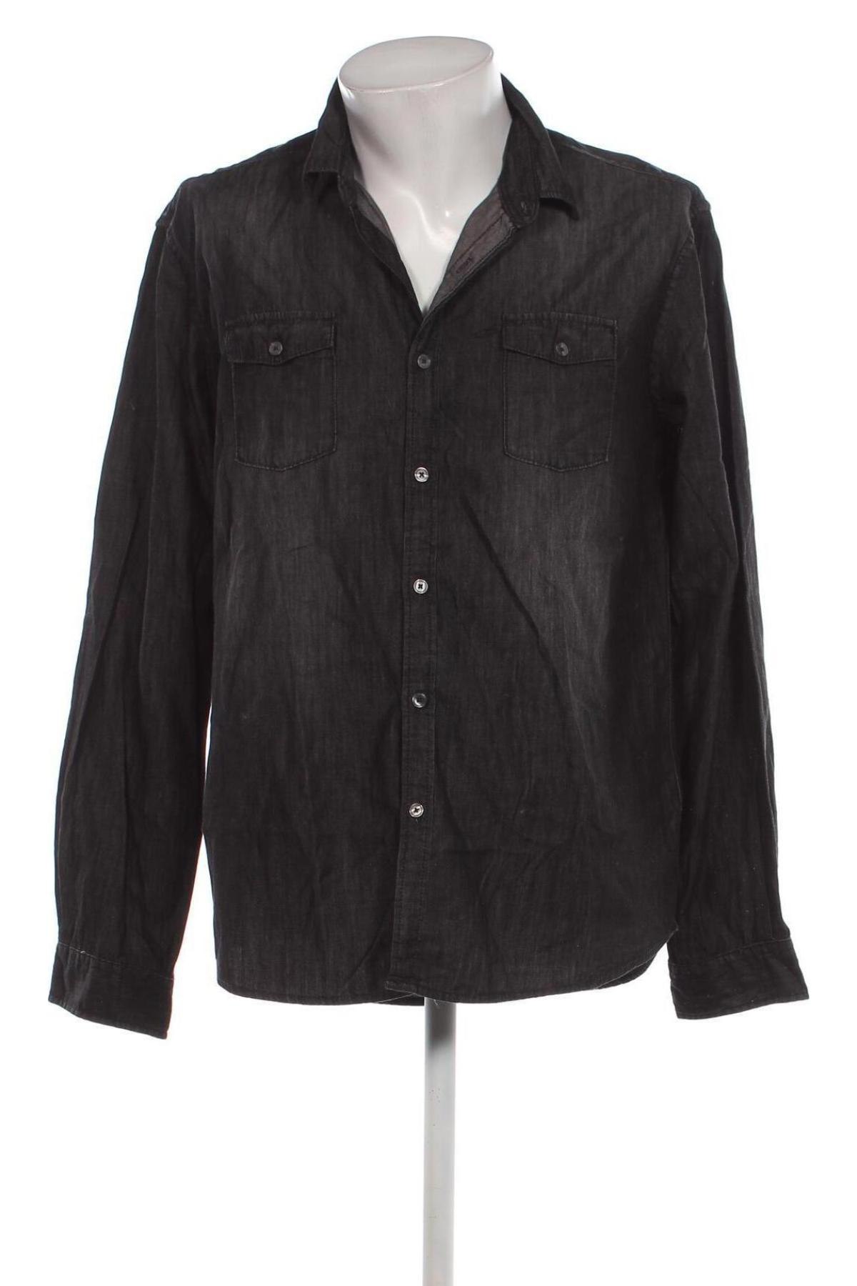 Herrenhemd Straight Up, Größe L, Farbe Schwarz, Preis € 11,10