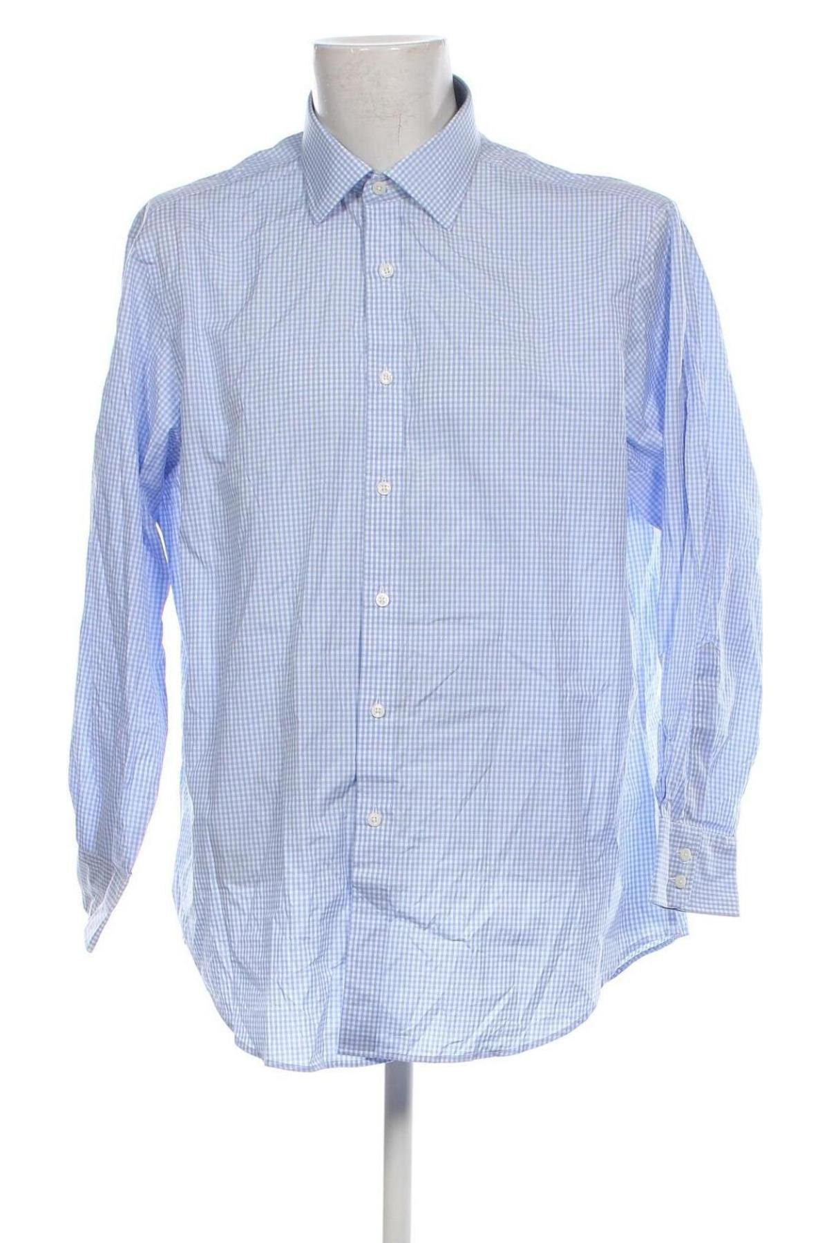 Мъжка риза T.M.Lewin, Размер XL, Цвят Син, Цена 30,25 лв.