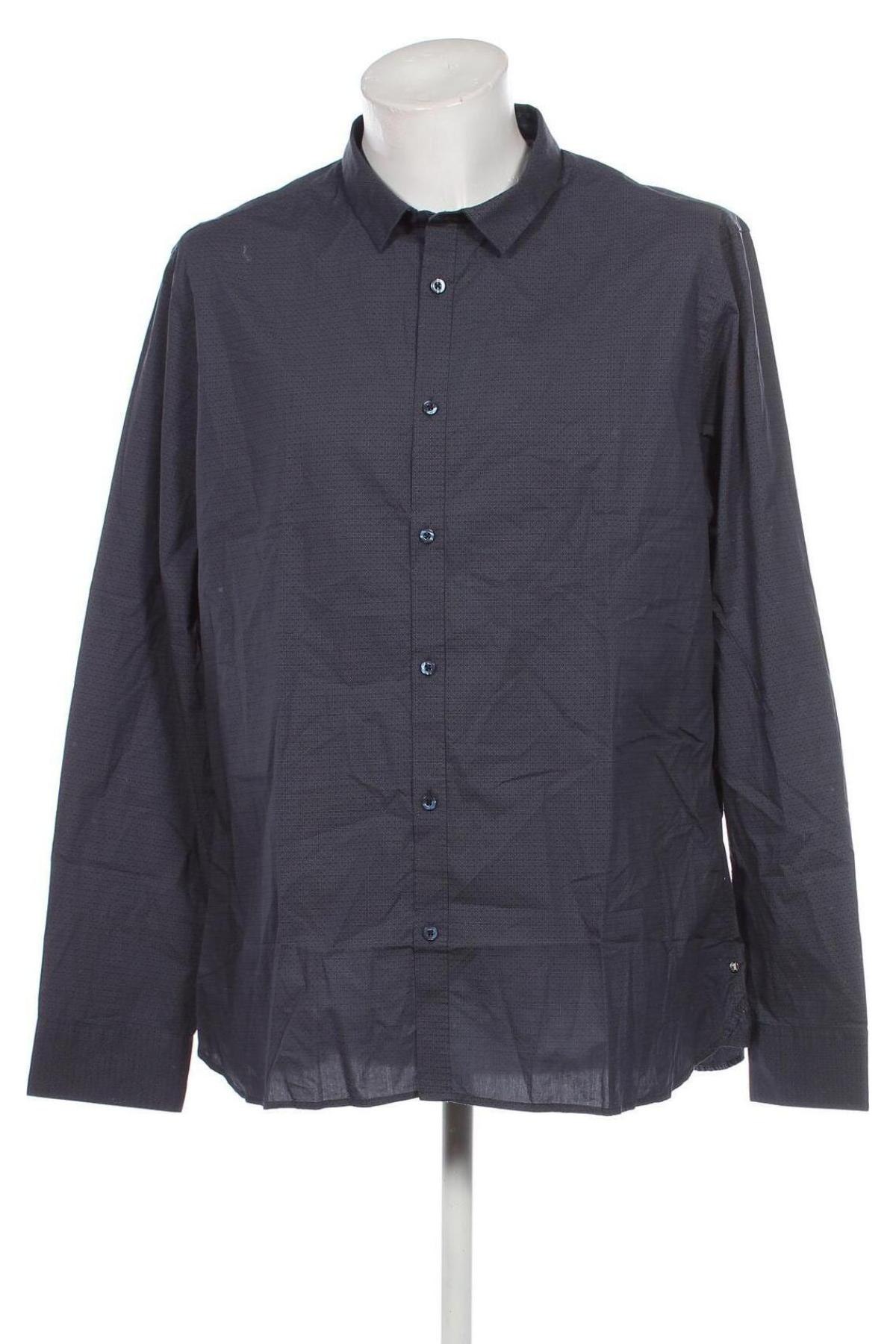 Ανδρικό πουκάμισο Teddy Smith, Μέγεθος 3XL, Χρώμα Μπλέ, Τιμή 33,74 €
