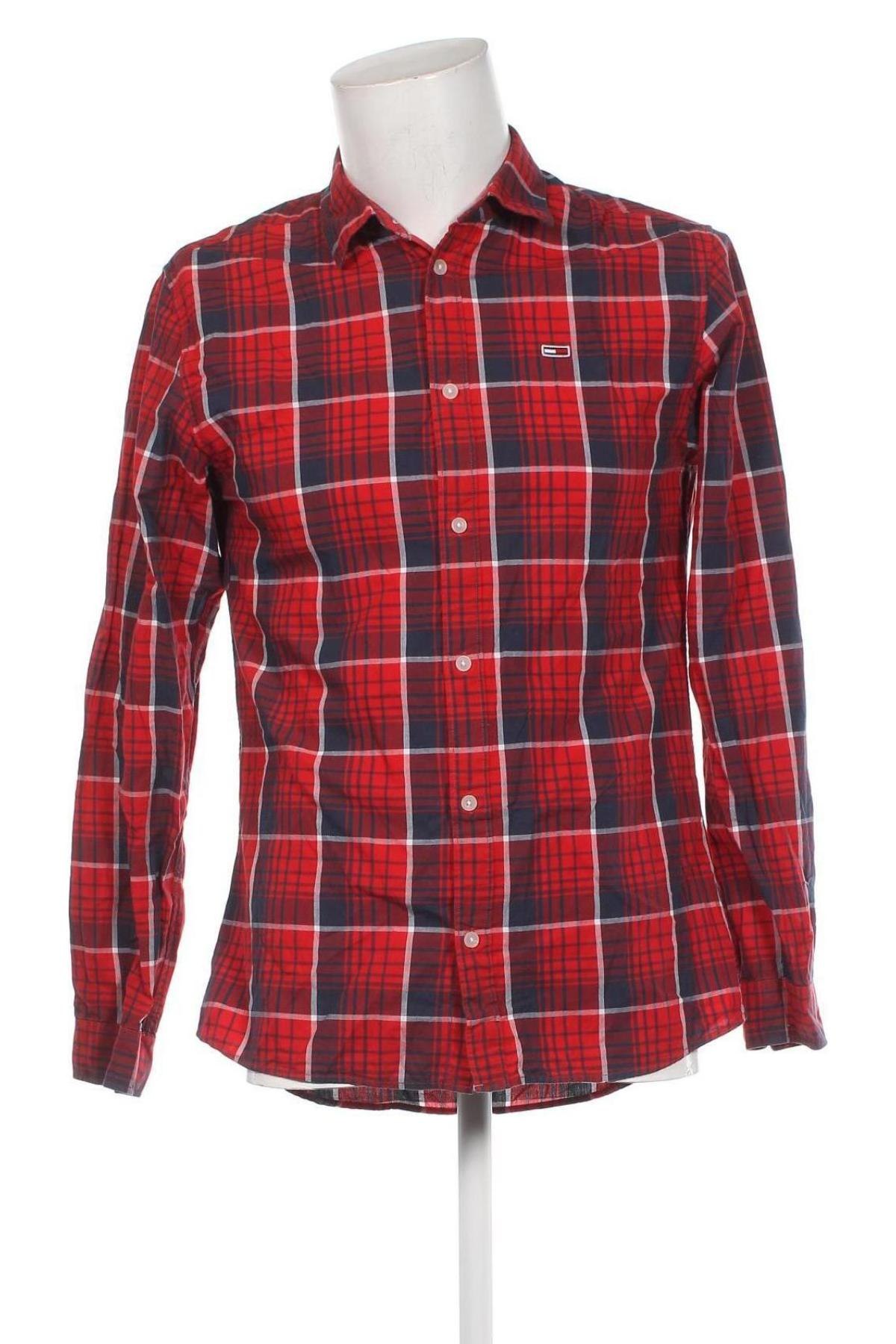 Ανδρικό πουκάμισο Tommy Jeans, Μέγεθος M, Χρώμα Πολύχρωμο, Τιμή 19,18 €