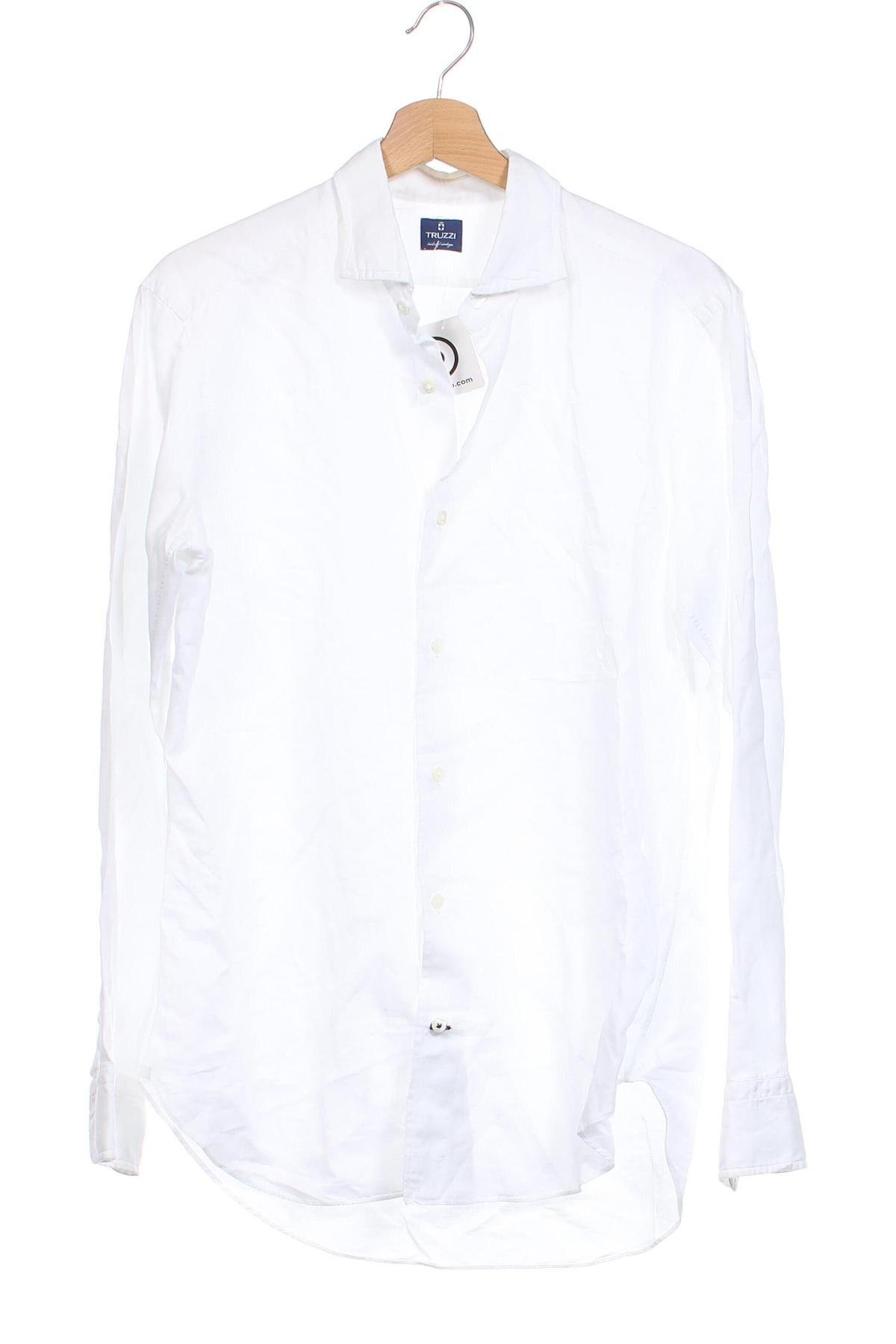 Мъжка риза Truzzi, Размер L, Цвят Бял, Цена 30,80 лв.
