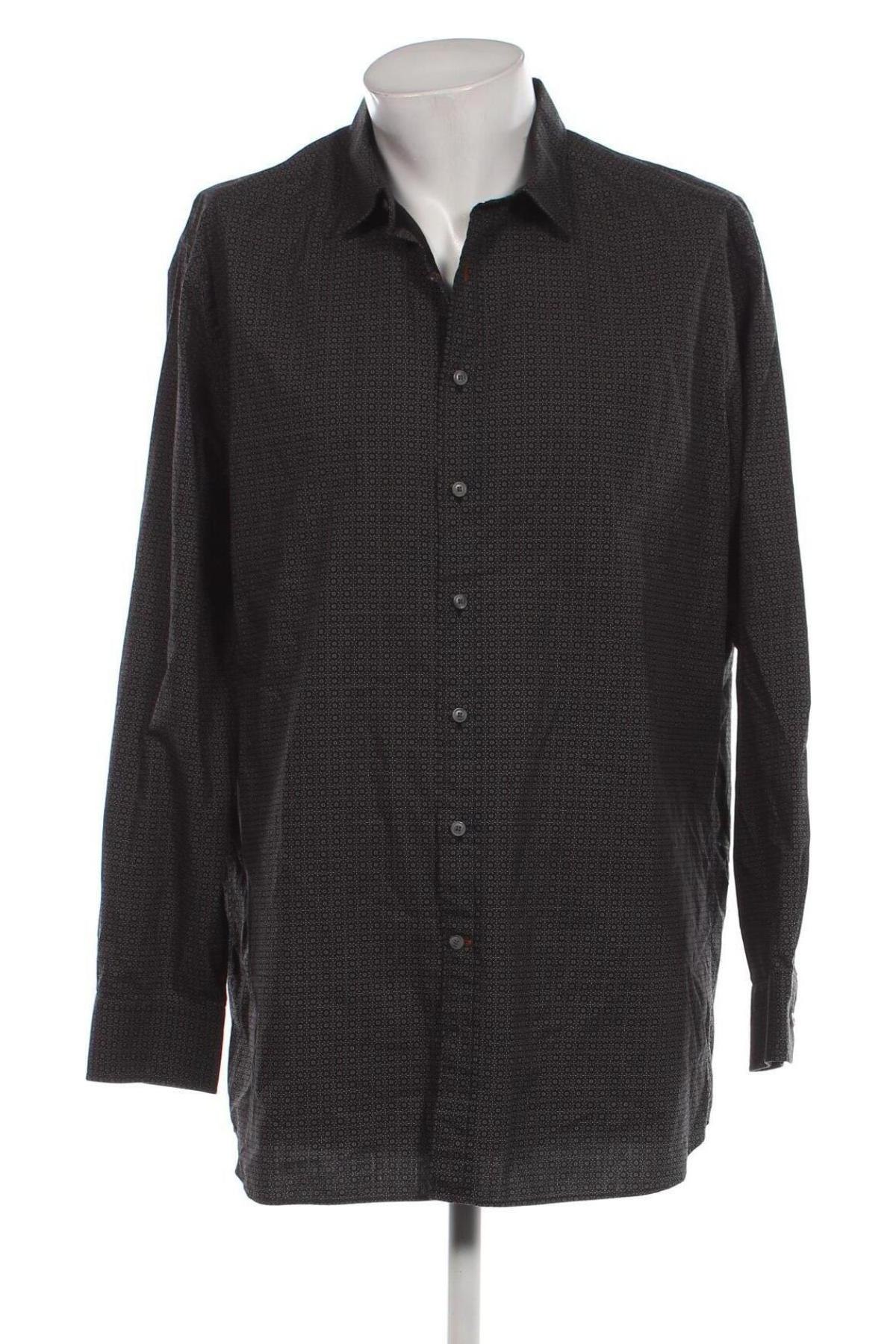 Мъжка риза Walbusch, Размер XXL, Цвят Черен, Цена 27,50 лв.