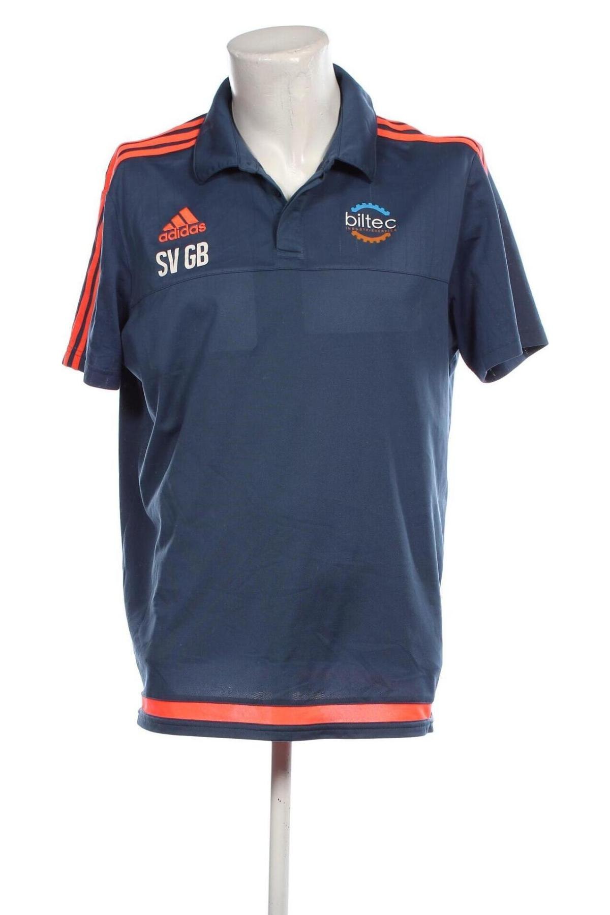 Herren T-Shirt Adidas, Größe XL, Farbe Blau, Preis € 18,79
