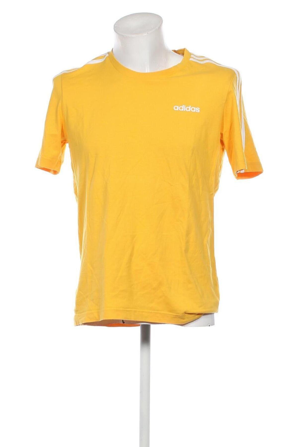 Męski T-shirt Adidas, Rozmiar L, Kolor Żółty, Cena 86,36 zł