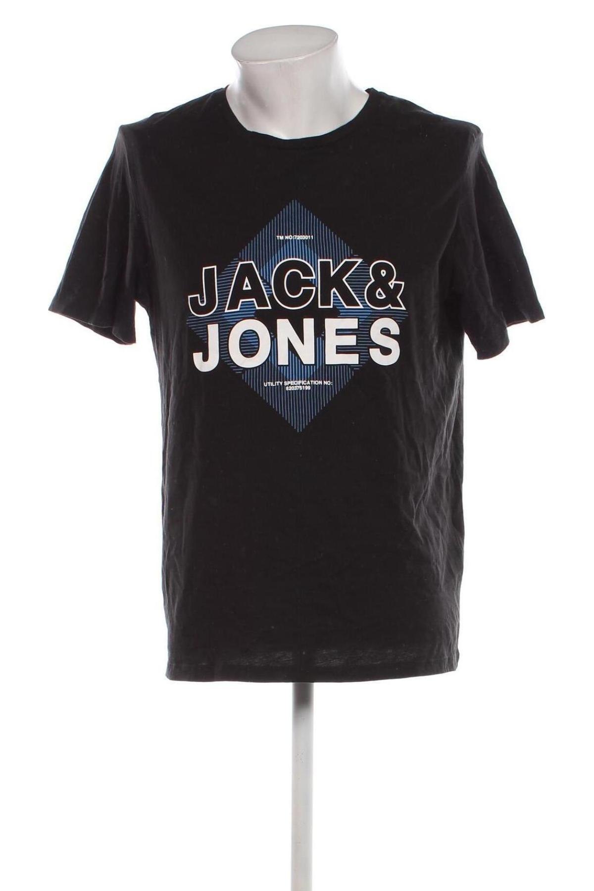 Мъжка тениска Core By Jack & Jones, Размер XL, Цвят Черен, Цена 14,00 лв.