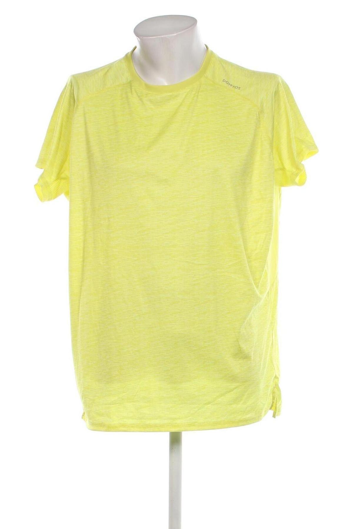 Ανδρικό t-shirt Domyos, Μέγεθος L, Χρώμα Κίτρινο, Τιμή 8,04 €
