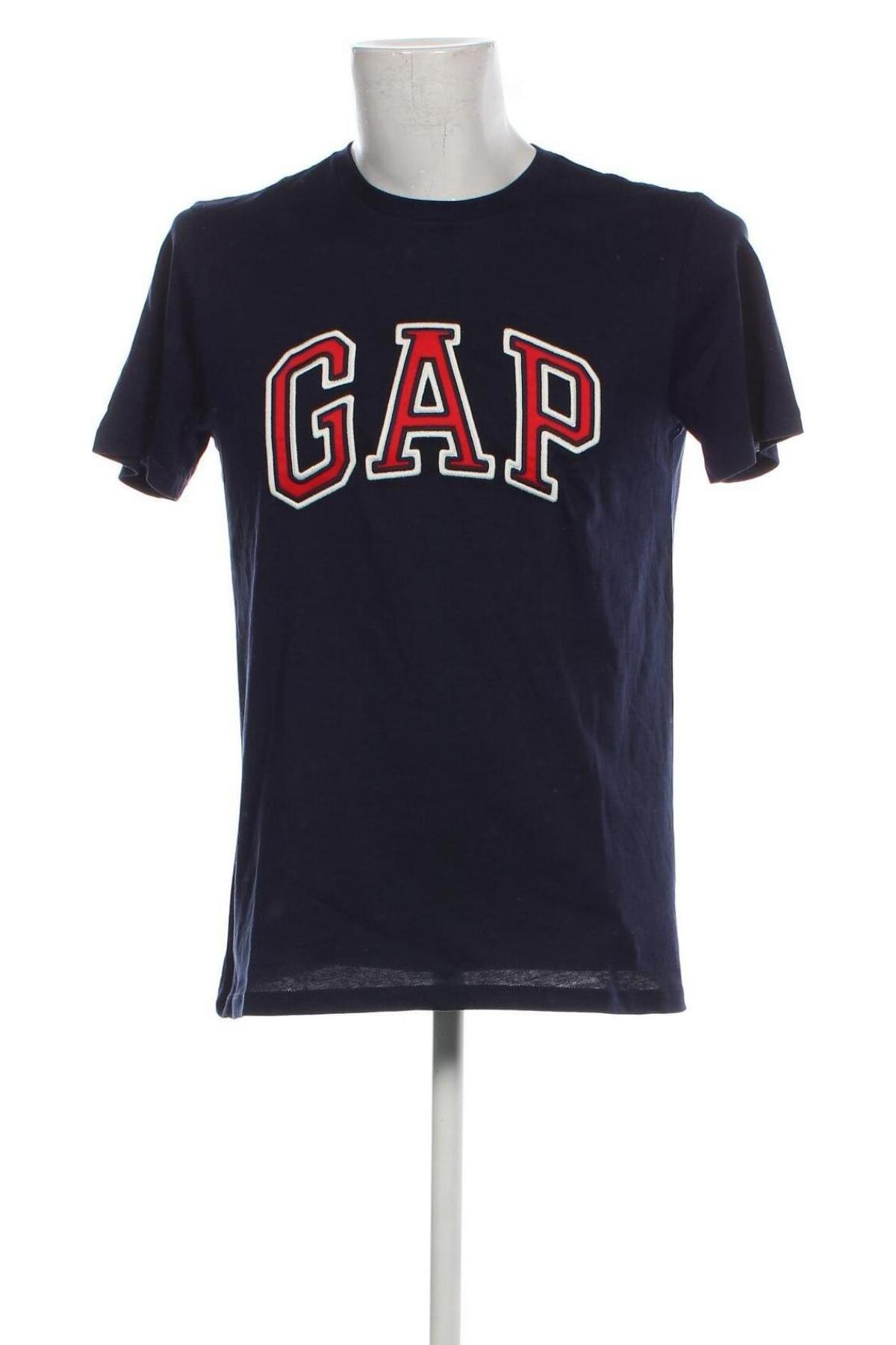 Мъжка тениска Gap, Размер M, Цвят Син, Цена 40,00 лв.