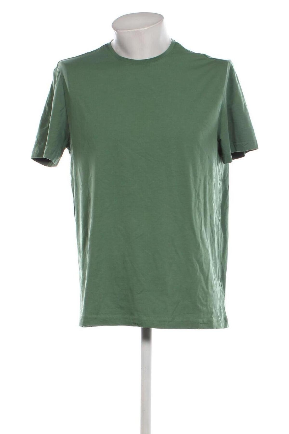 Męski T-shirt H&M, Rozmiar L, Kolor Zielony, Cena 41,58 zł