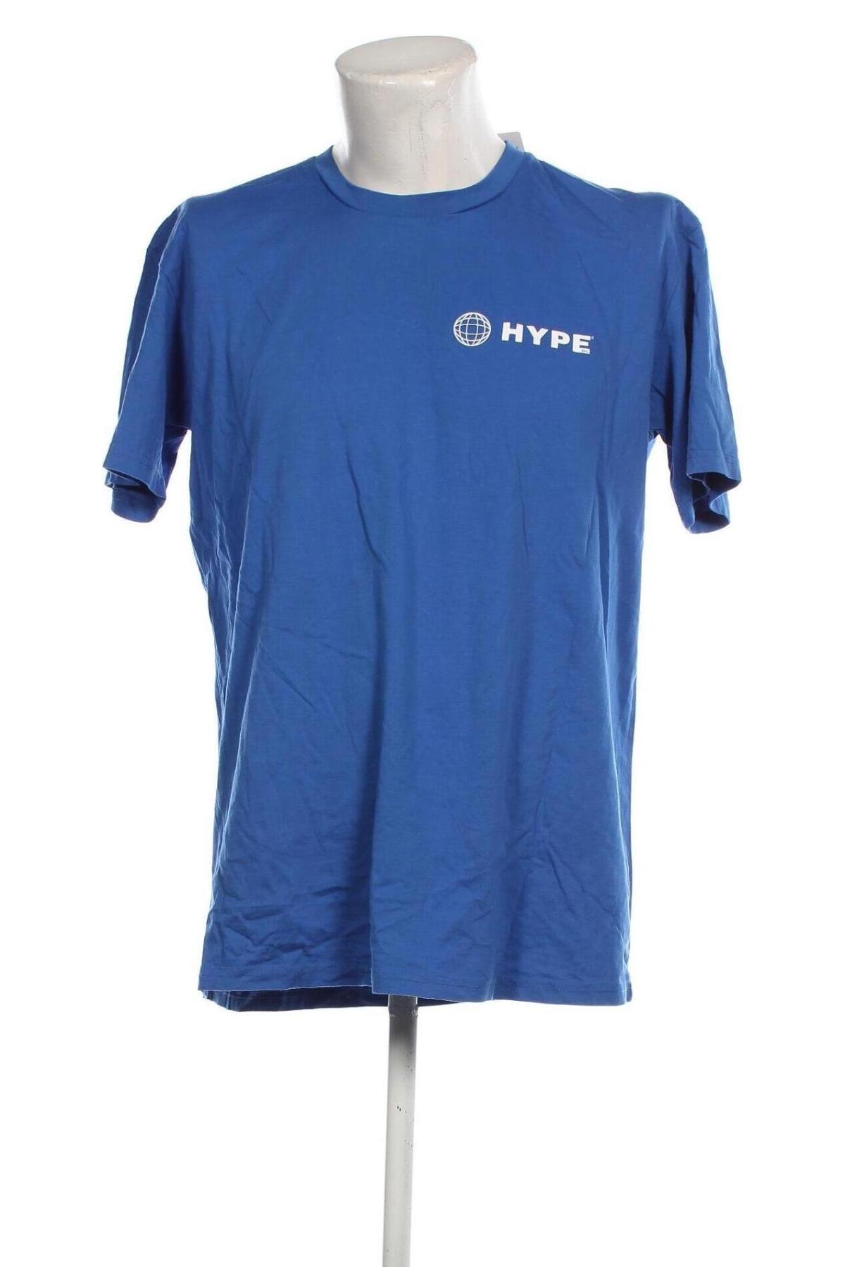 Мъжка тениска Hype, Размер XL, Цвят Син, Цена 14,00 лв.