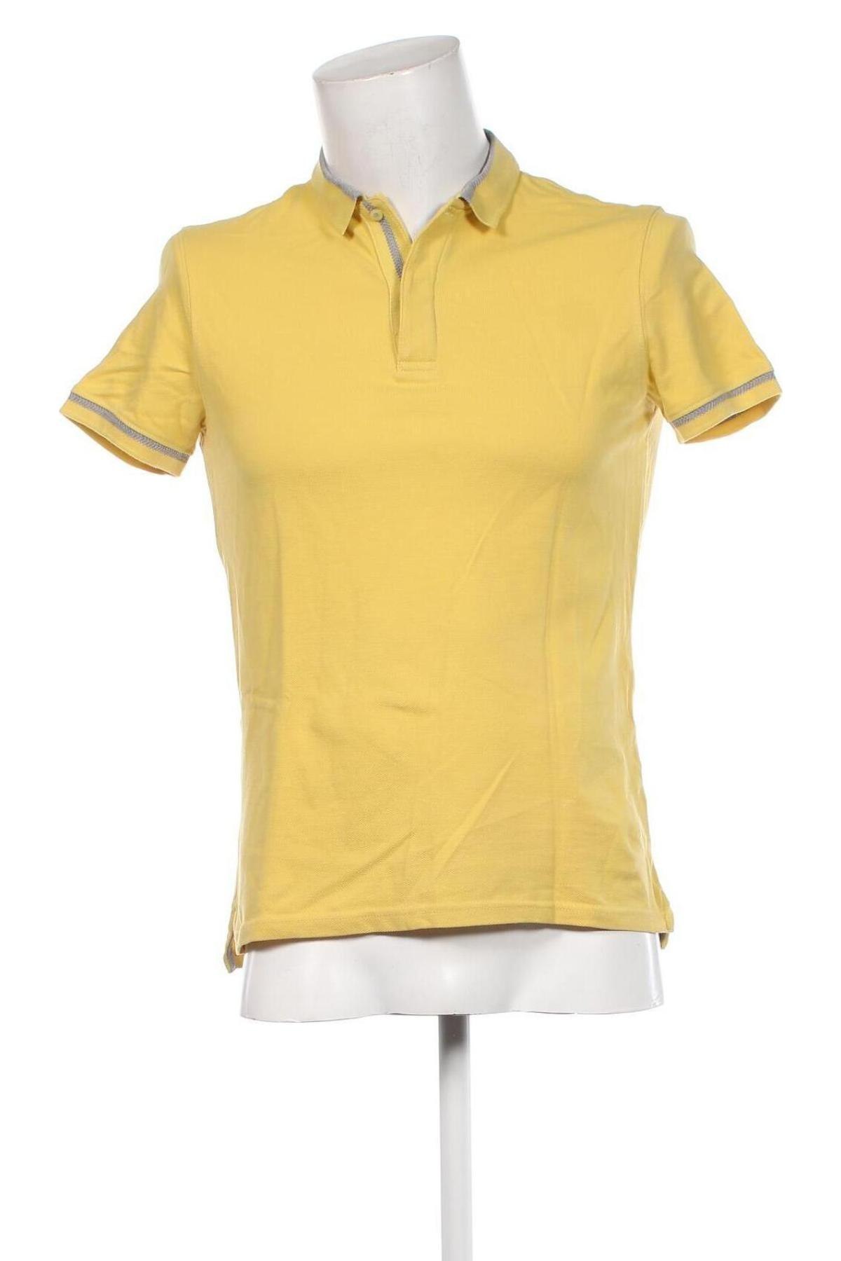 Męski T-shirt Massimo Dutti, Rozmiar M, Kolor Żółty, Cena 57,47 zł