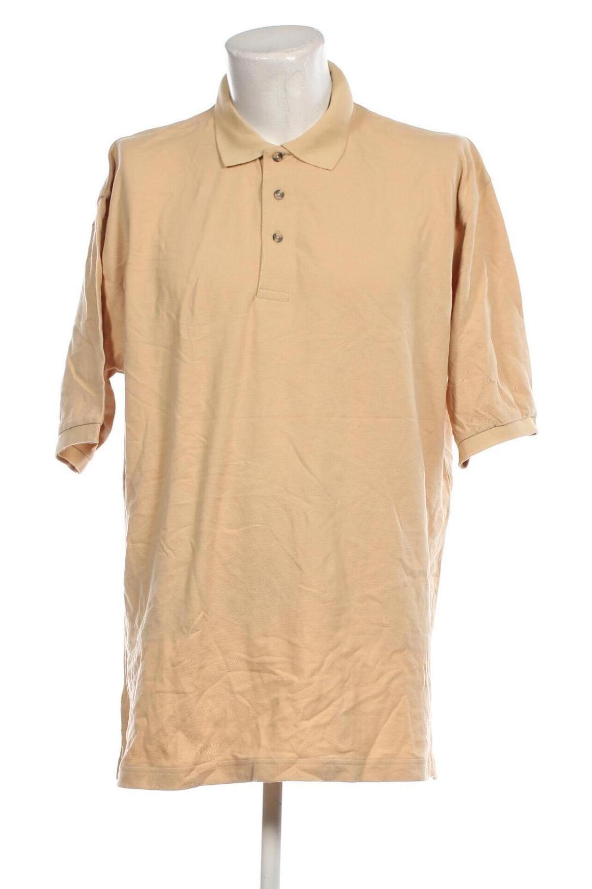 Ανδρικό t-shirt Port Authority, Μέγεθος XXL, Χρώμα  Μπέζ, Τιμή 12,99 €