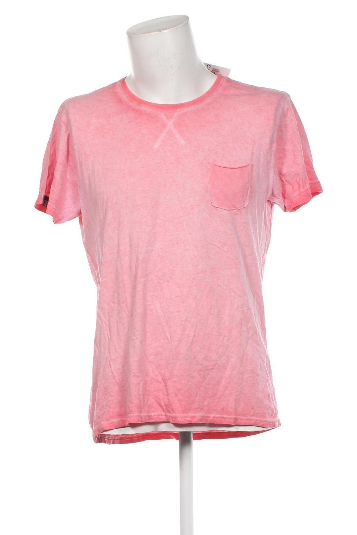 Herren T-Shirt Recycled Art World, Größe M, Farbe Rosa, Preis € 7,99