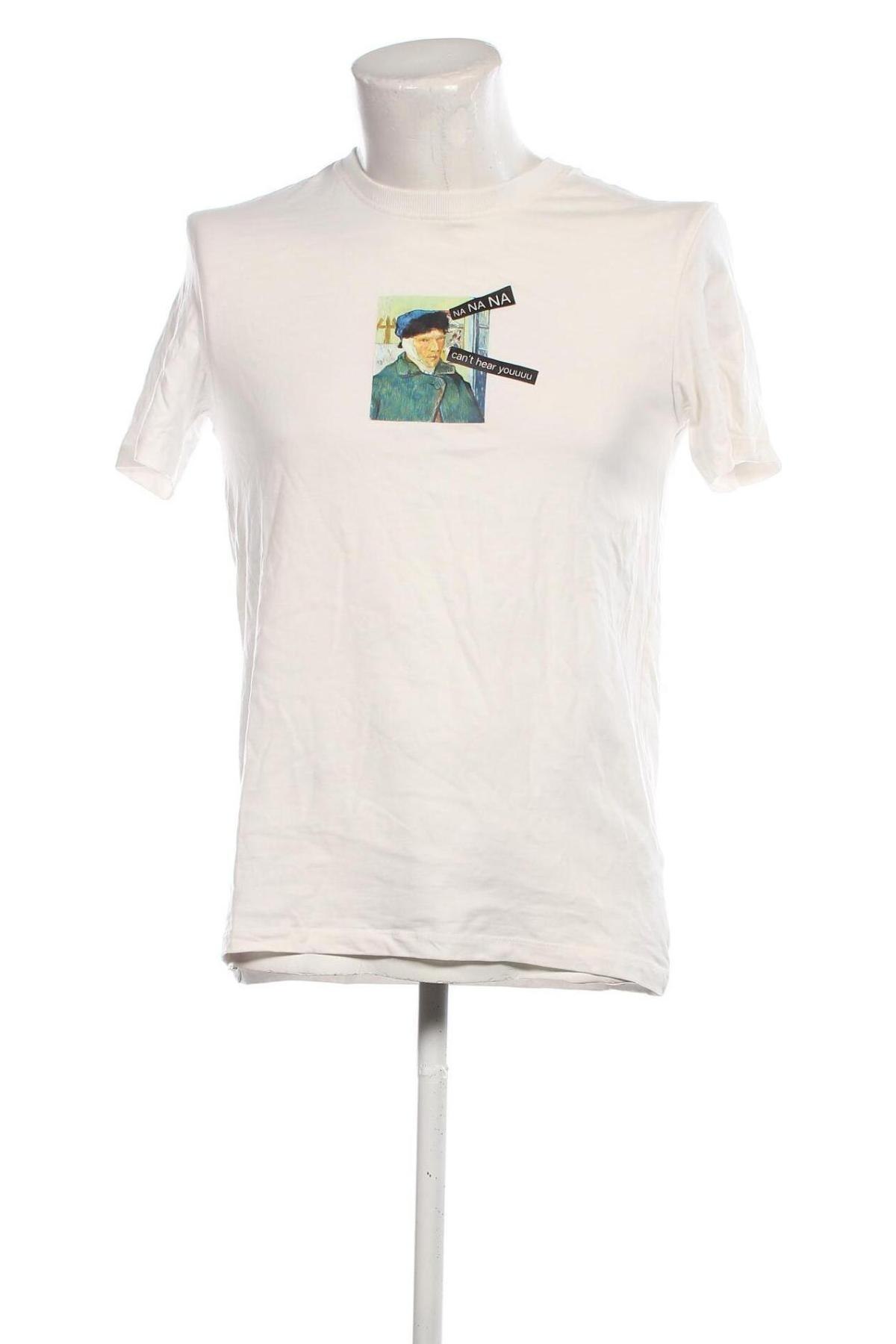 Herren T-Shirt Reserved, Größe S, Farbe Weiß, Preis € 5,73