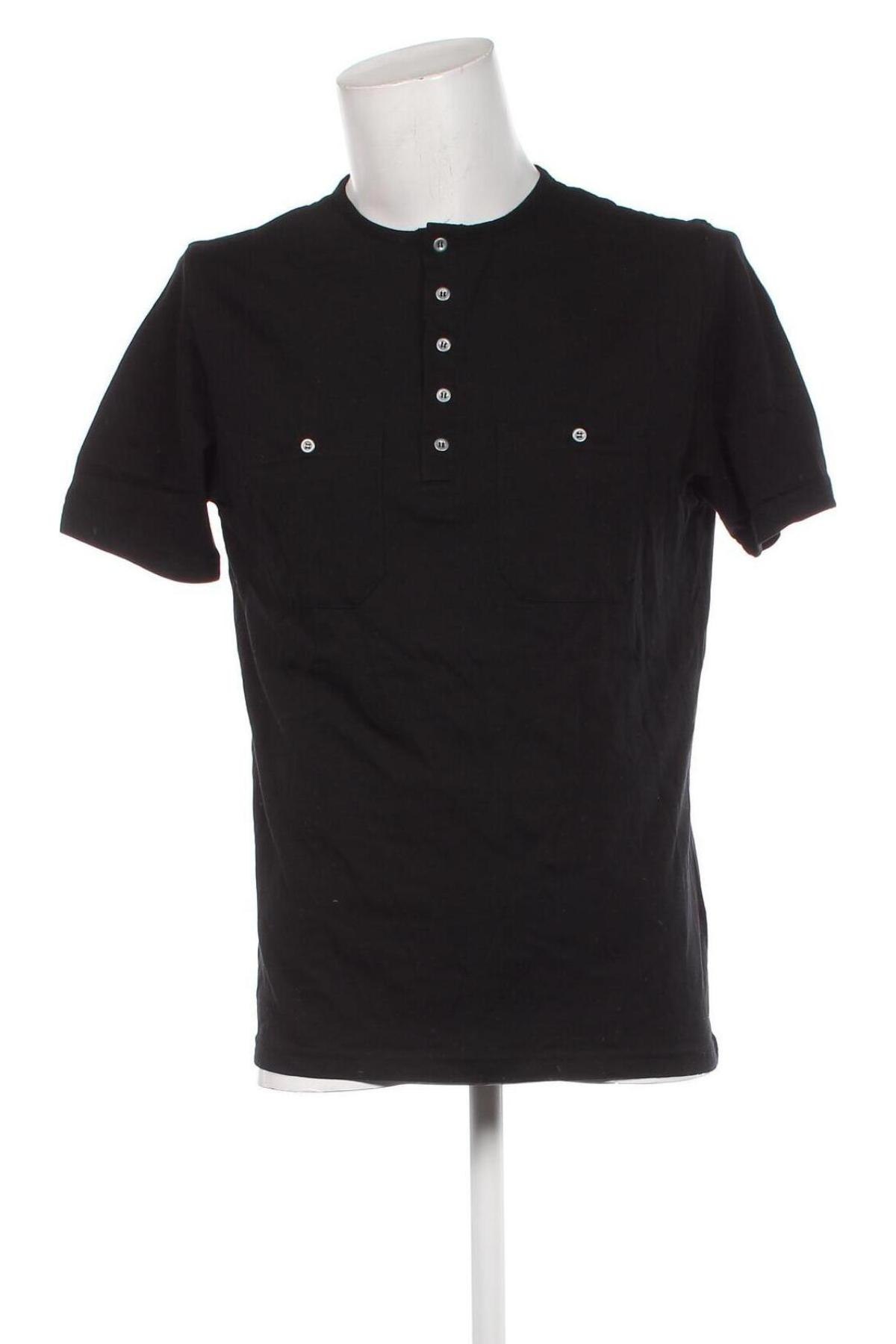 Ανδρικό t-shirt Roger Kent, Μέγεθος M, Χρώμα Μαύρο, Τιμή 8,66 €