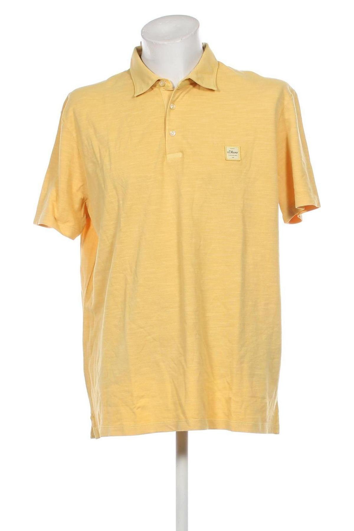 Tricou de bărbați S.Oliver, Mărime XXL, Culoare Galben, Preț 101,97 Lei