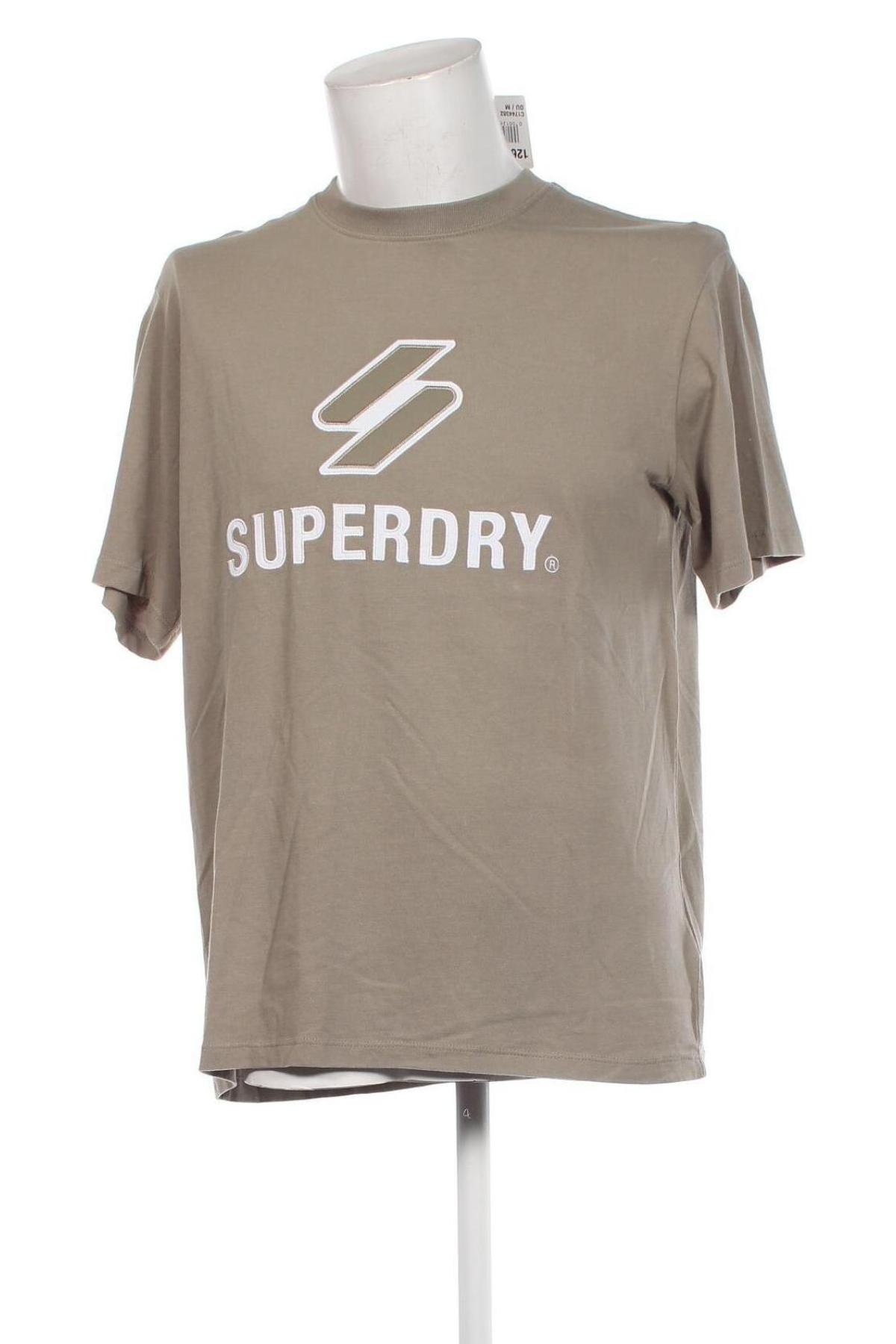 Ανδρικό t-shirt Superdry, Μέγεθος M, Χρώμα Πράσινο, Τιμή 20,62 €