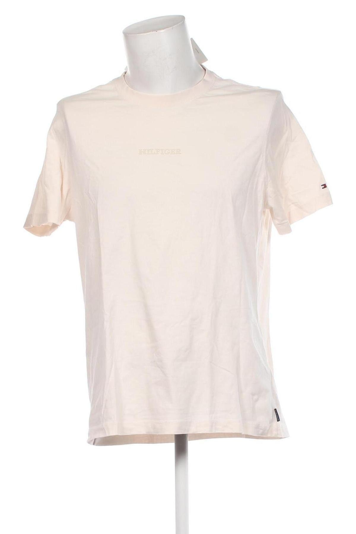 Herren T-Shirt Tommy Hilfiger, Größe XL, Farbe Beige, Preis 40,49 €